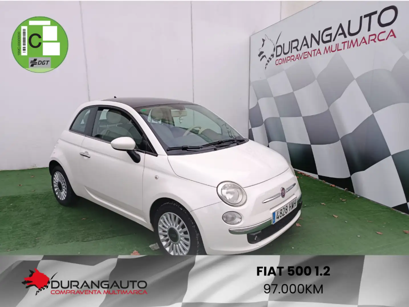 Fiat 500 1.2 Lounge Blanco - 1