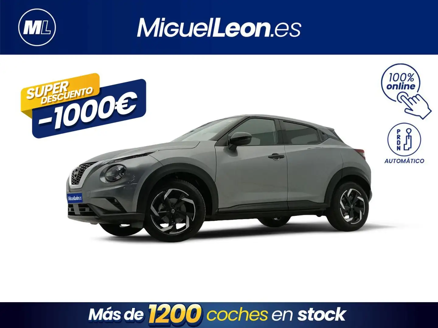 Nissan Juke DIG-T 84 kW (114 CV) DCT 7 Vel. Acenta Gris - 1