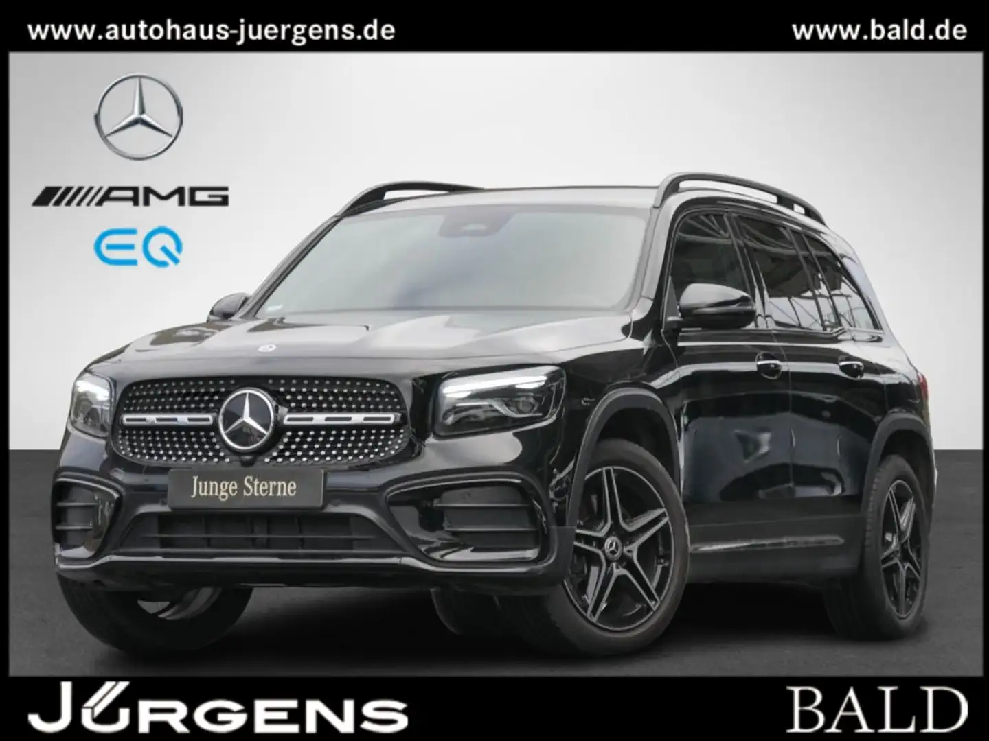 Mercedes-Benz GLB 220 d 4M AMG-Sport/MBeam/Night/Cam/Totw/Ambi Schwarz - 1