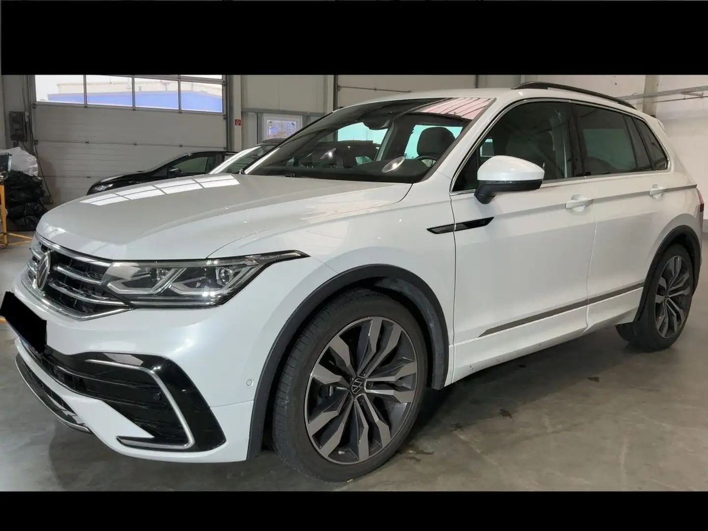Volkswagen Tiguan R-LINE+4MOT+245 PS+SHZ HINTEN+PANO+AHK+GARANTIE Blanc - 1