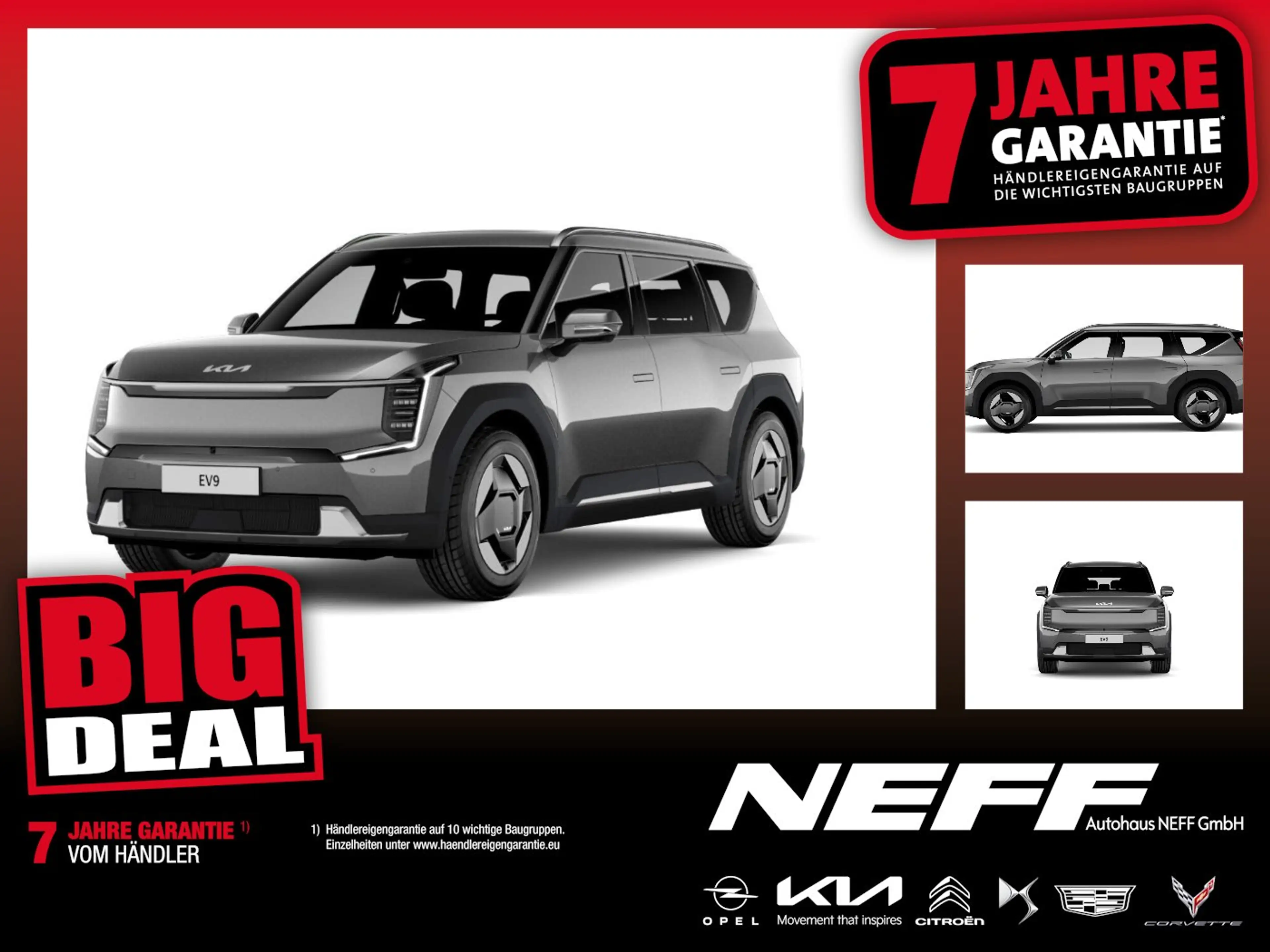 Kia EV9 Earth 99,8 kWh Head Up-Display, Panormadach