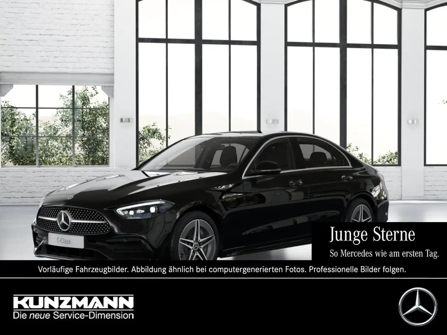 Mercedes-Benz C 400 e 4M AMG Panorama Distronic Totwinkel SHZ Schwarz - 1