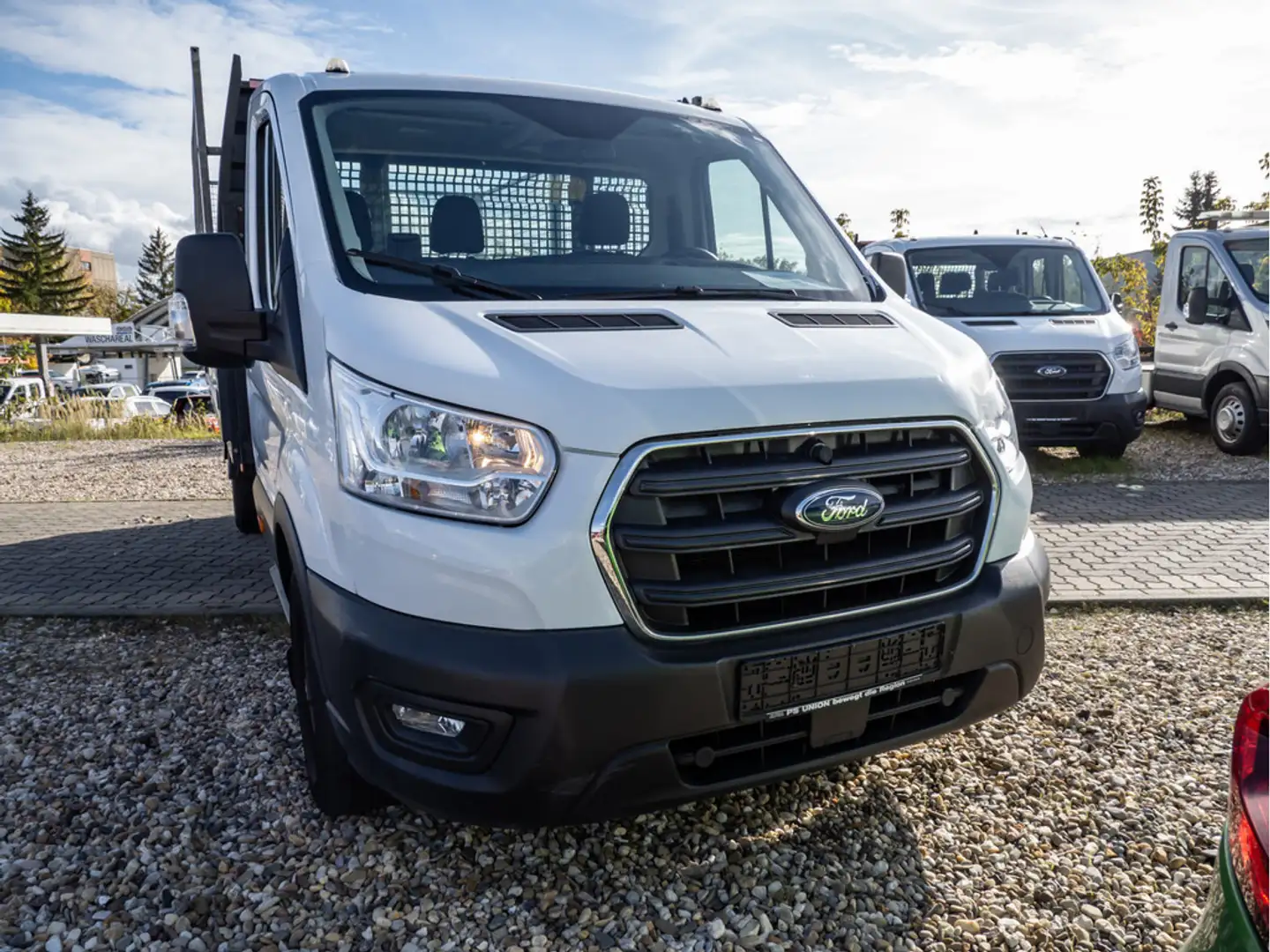 Ford Transit Pritsche TREND 350L3 Laubfang AHK Weiß - 2