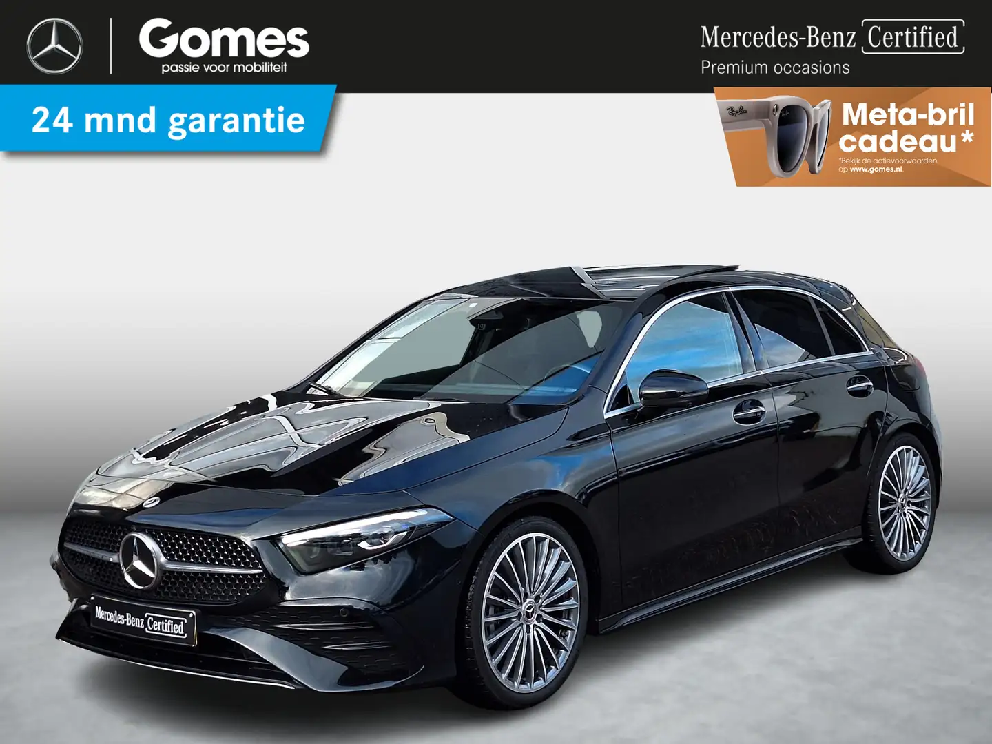 Mercedes-Benz A 200 AMG Line | Premium Plus | Panoramadak | 360° Camer Noir - 1