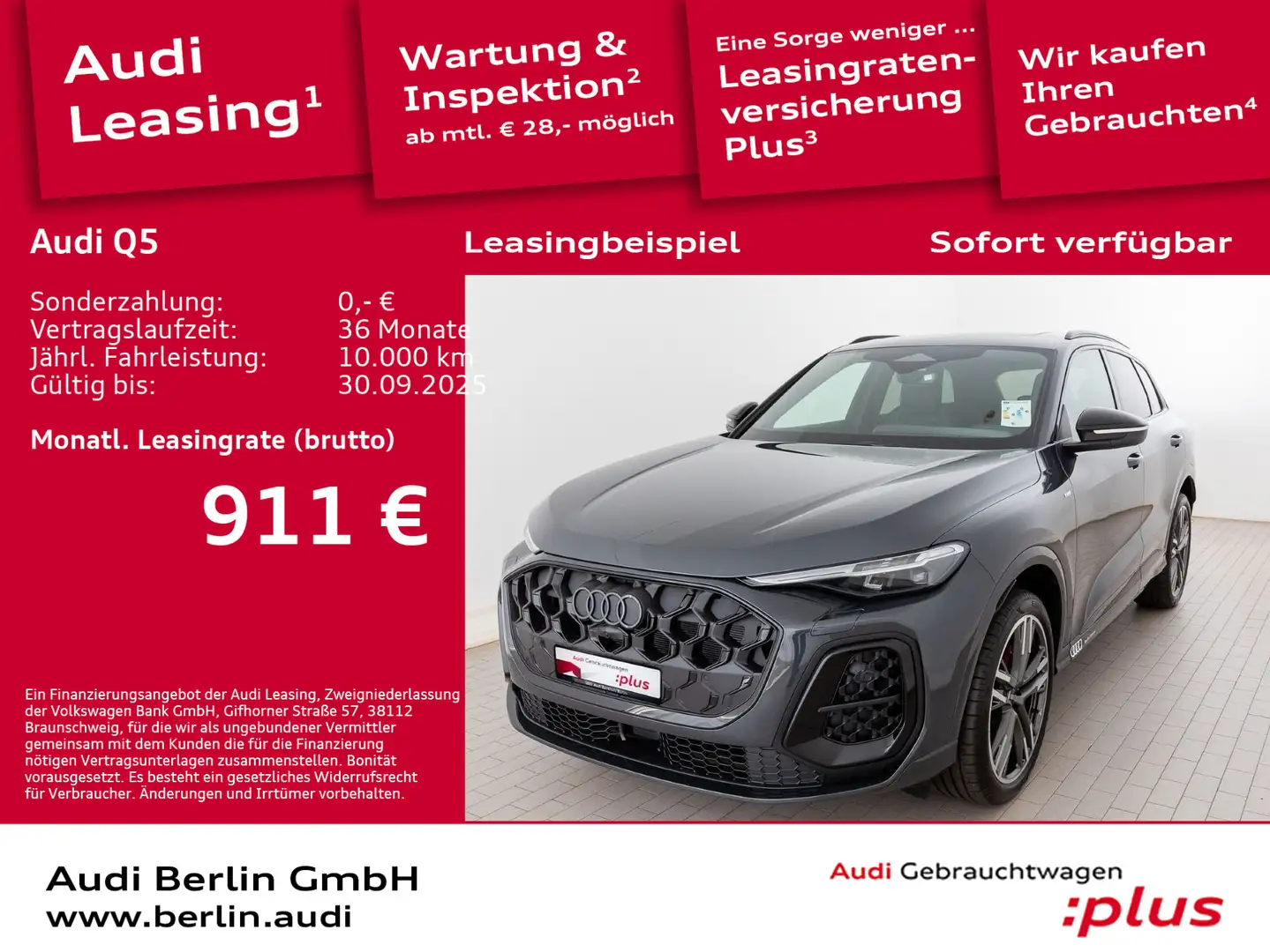Audi Q5 TFSI quattro S tronic Grau - 1