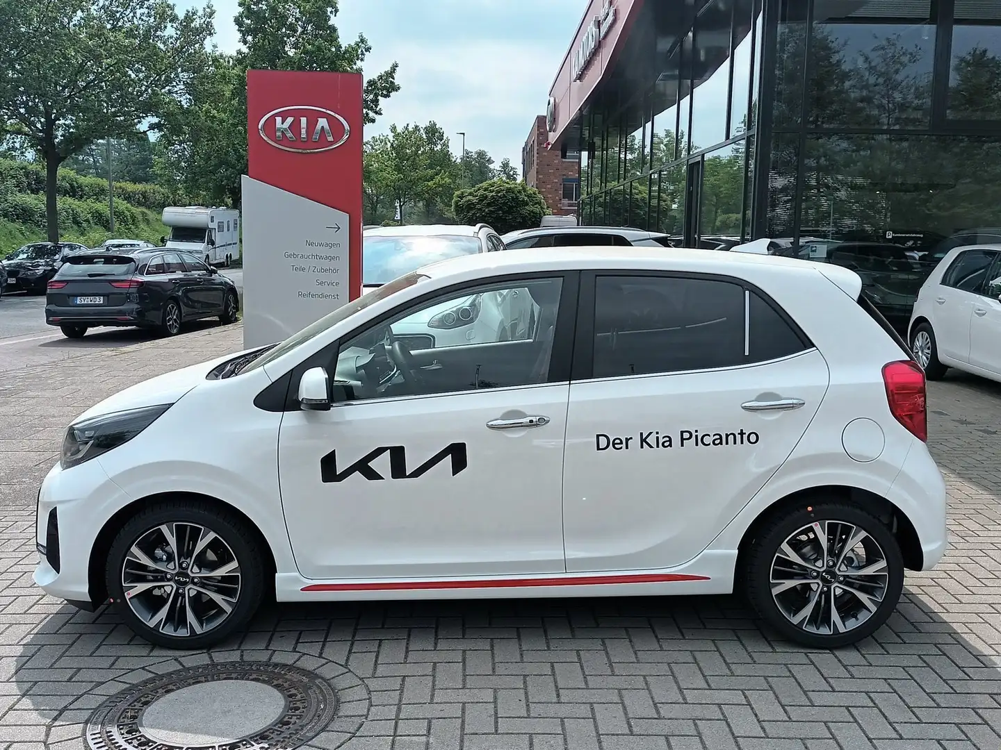 Kia Picanto 1.2 GT-Line AMT Technologie Navi Blanco - 2