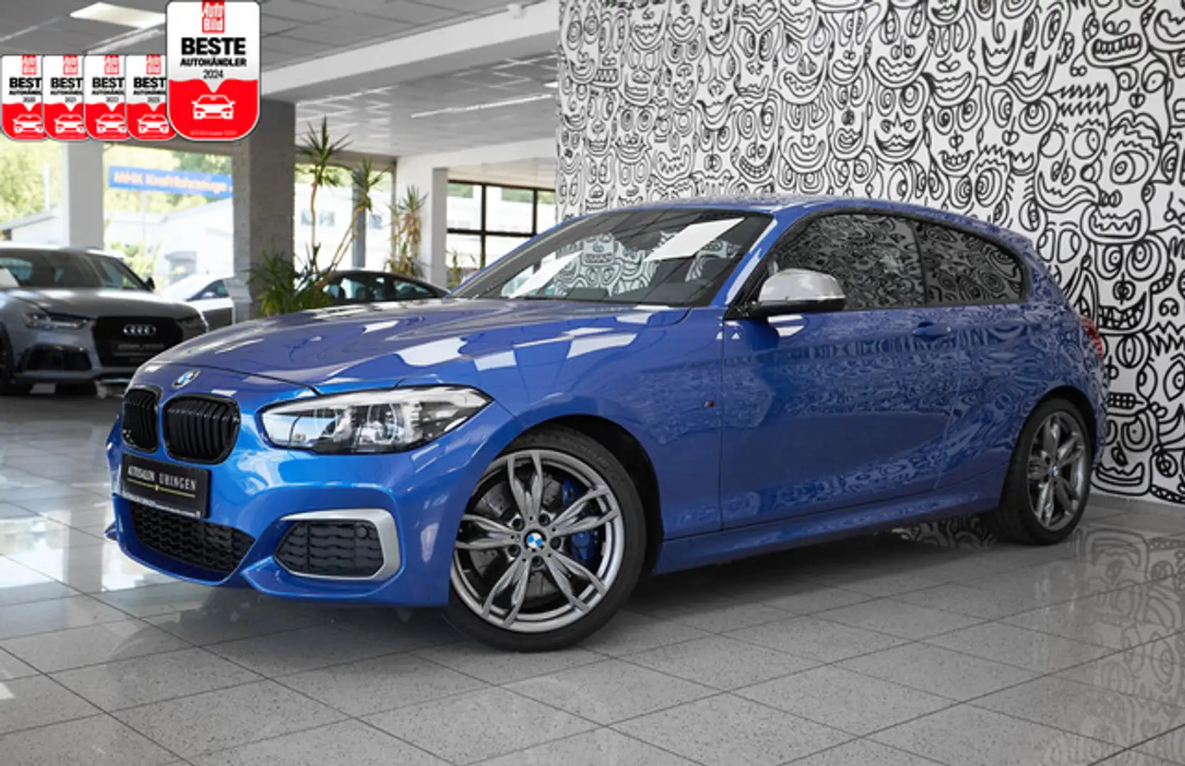 BMW 140 M140i SPECIAL EDITION*SPORT-AUT*NAVI PROF*LED*18 Blu/Azzurro - 1