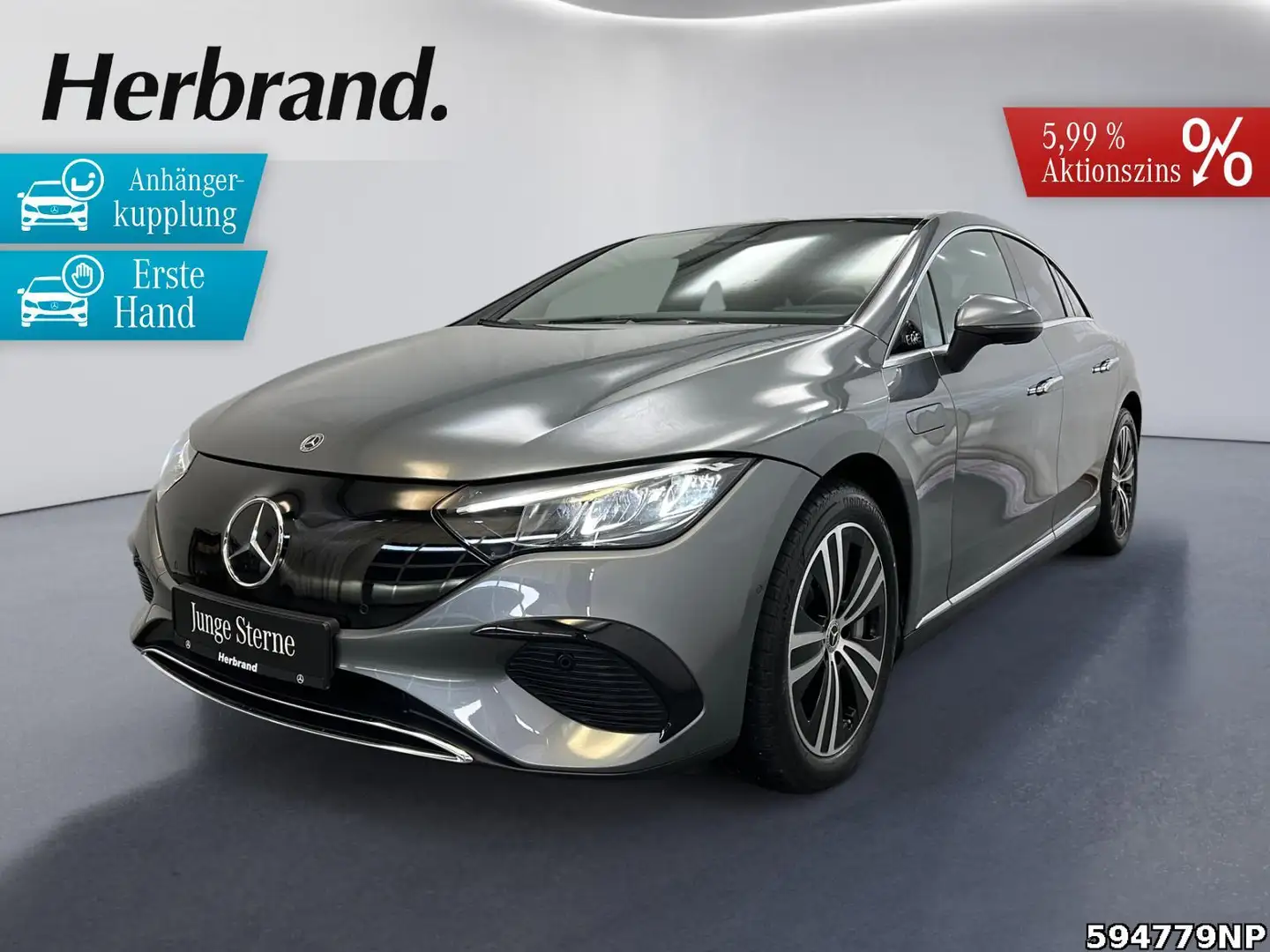 Mercedes-Benz EQE 300 Electric Art  AHK LED DISTRONIC Memory. Grau - 1