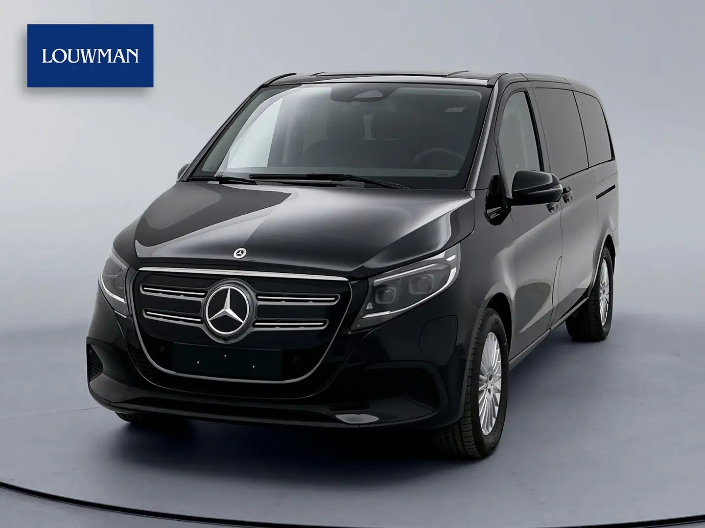Mercedes-Benz EQV 300 L2 90kWh 8-persoons | Tempmatic Passagiersairco | Чёрный - 1