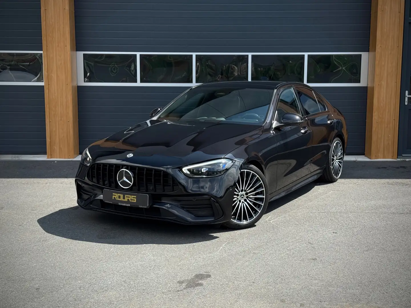 Mercedes-Benz C 300 AMG Fabr.Garantie|360|SfeerV|Massage|PANO Noir - 1
