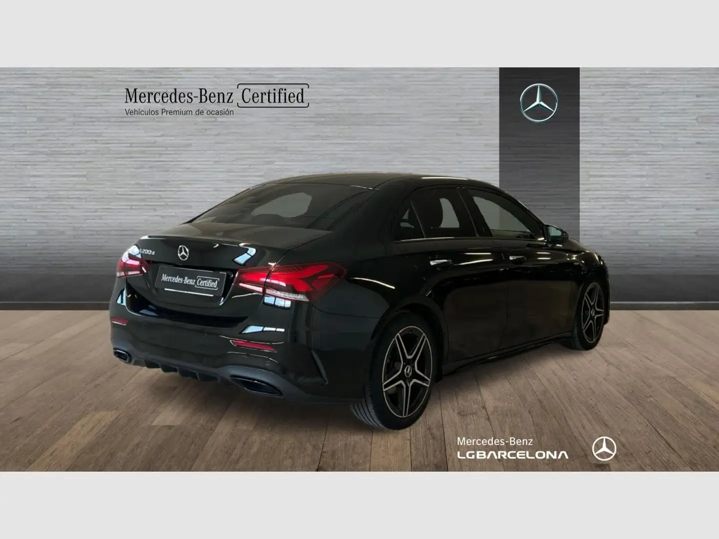 Mercedes-Benz A 200 d Sedan AMG Line (EURO 6d) Noir - 2