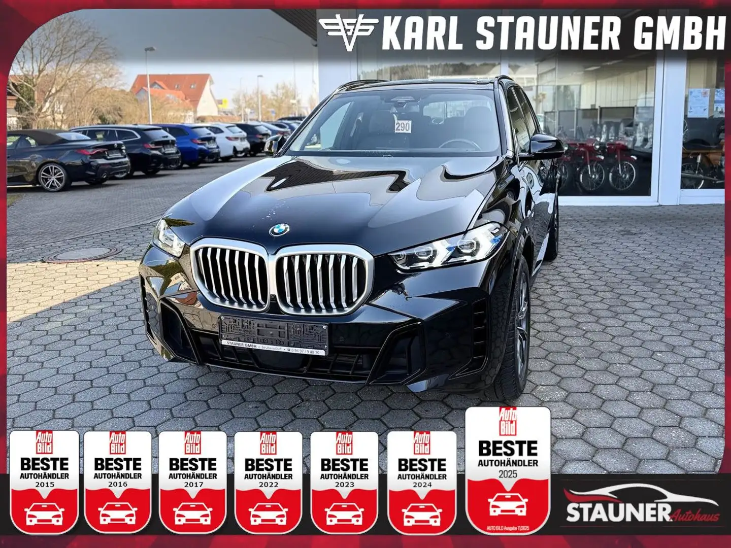 BMW X5 30d xDrive M-Sport ABSTANDSTEMP MEMORY AHK Schwarz - 1