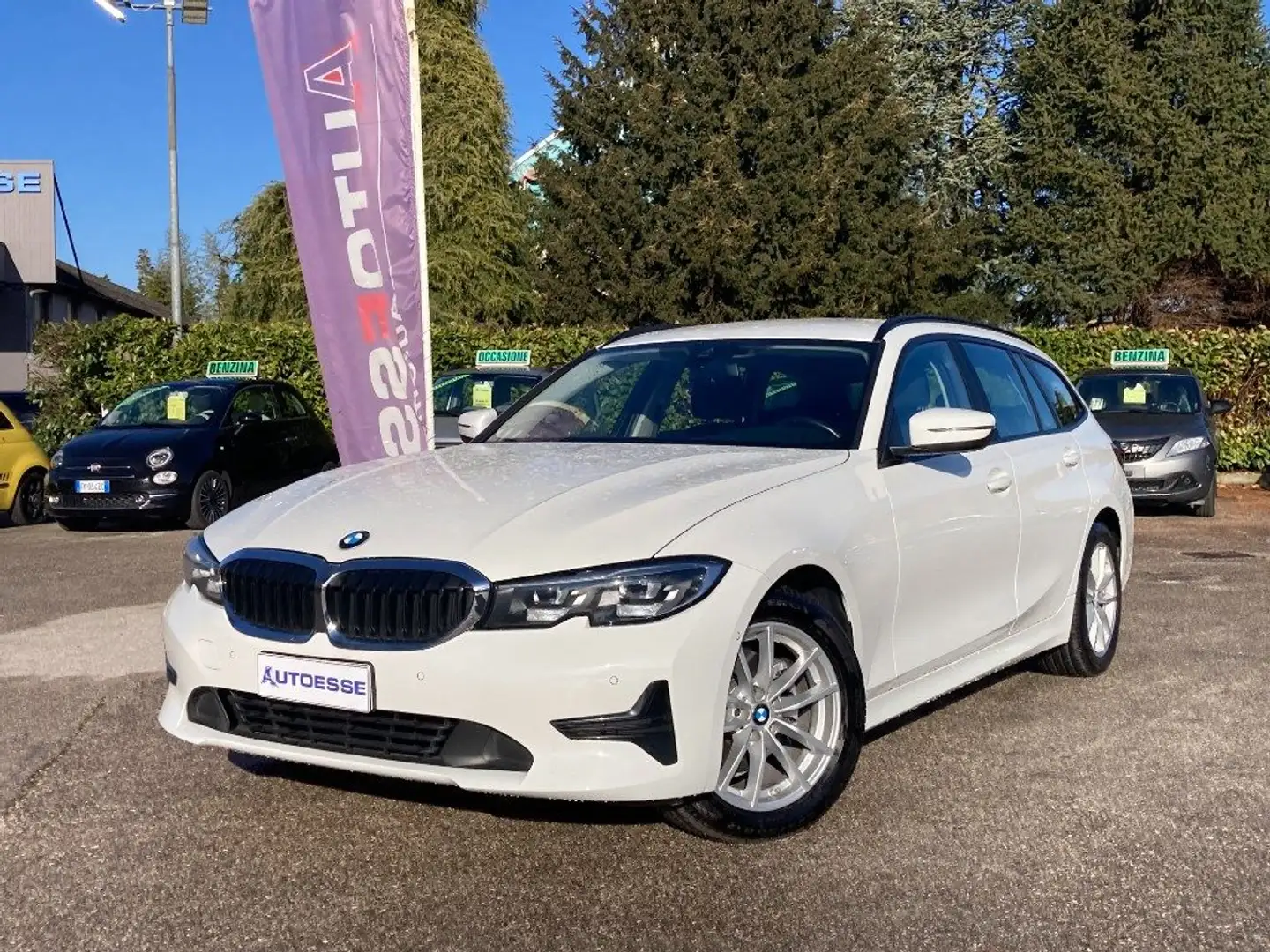 BMW 320 d 48V xDrive Touring Business Advantage Weiß - 1