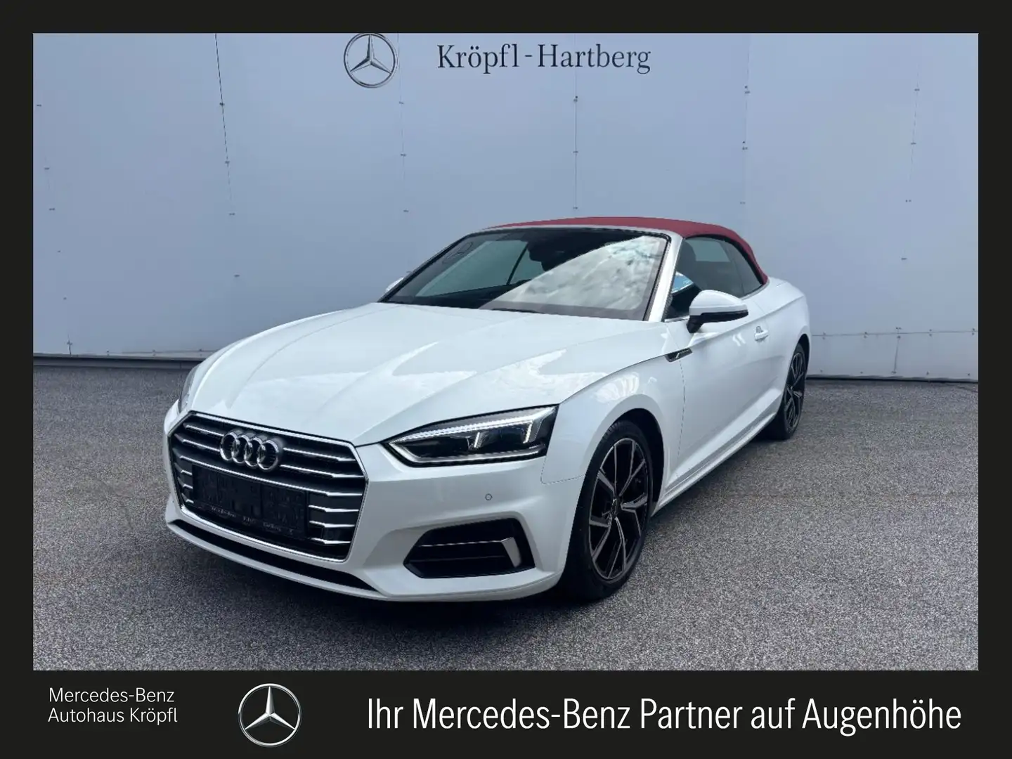 Audi A5 35 Tdi Cabrio Leder AUT Klima Weiß - 1