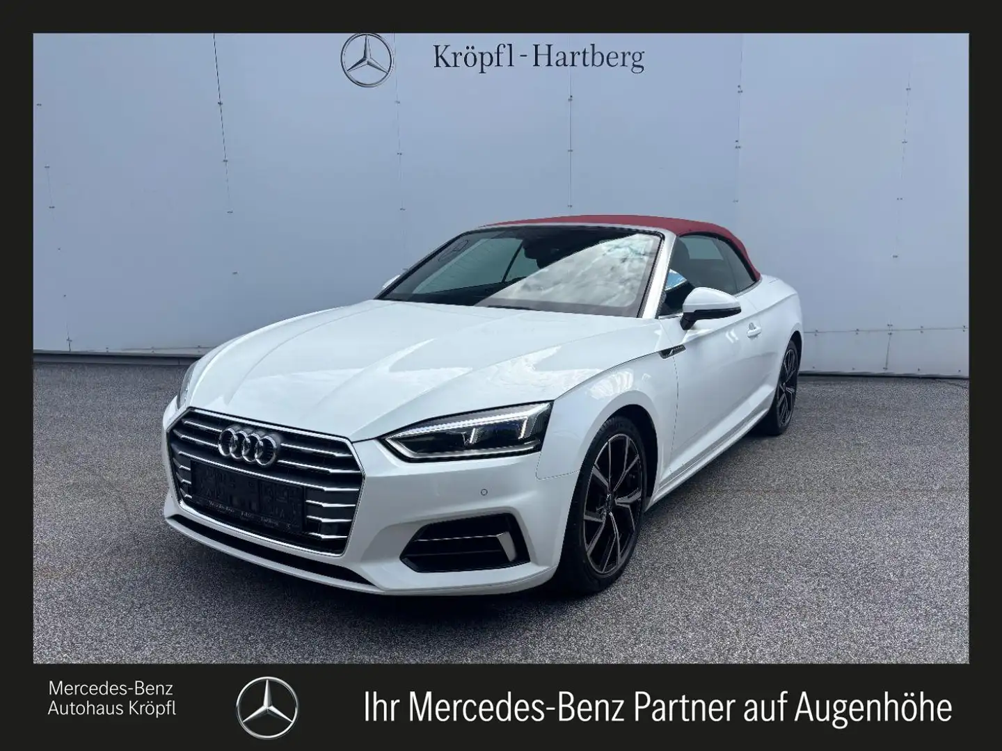 Audi A5 35 Tdi Cabrio Leder AUT Klima Weiß - 1