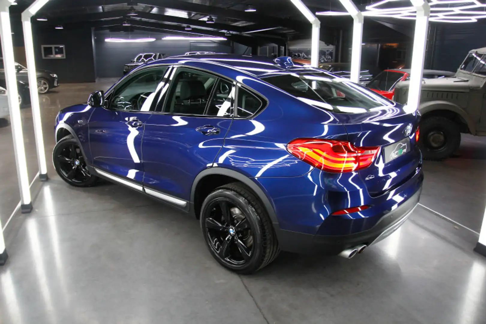 BMW X4 (F26) XDRIVE 35D 313CH XLINE CAMERA / CUIR NOIR / KEYLESS GO / 35DA Blau - 2