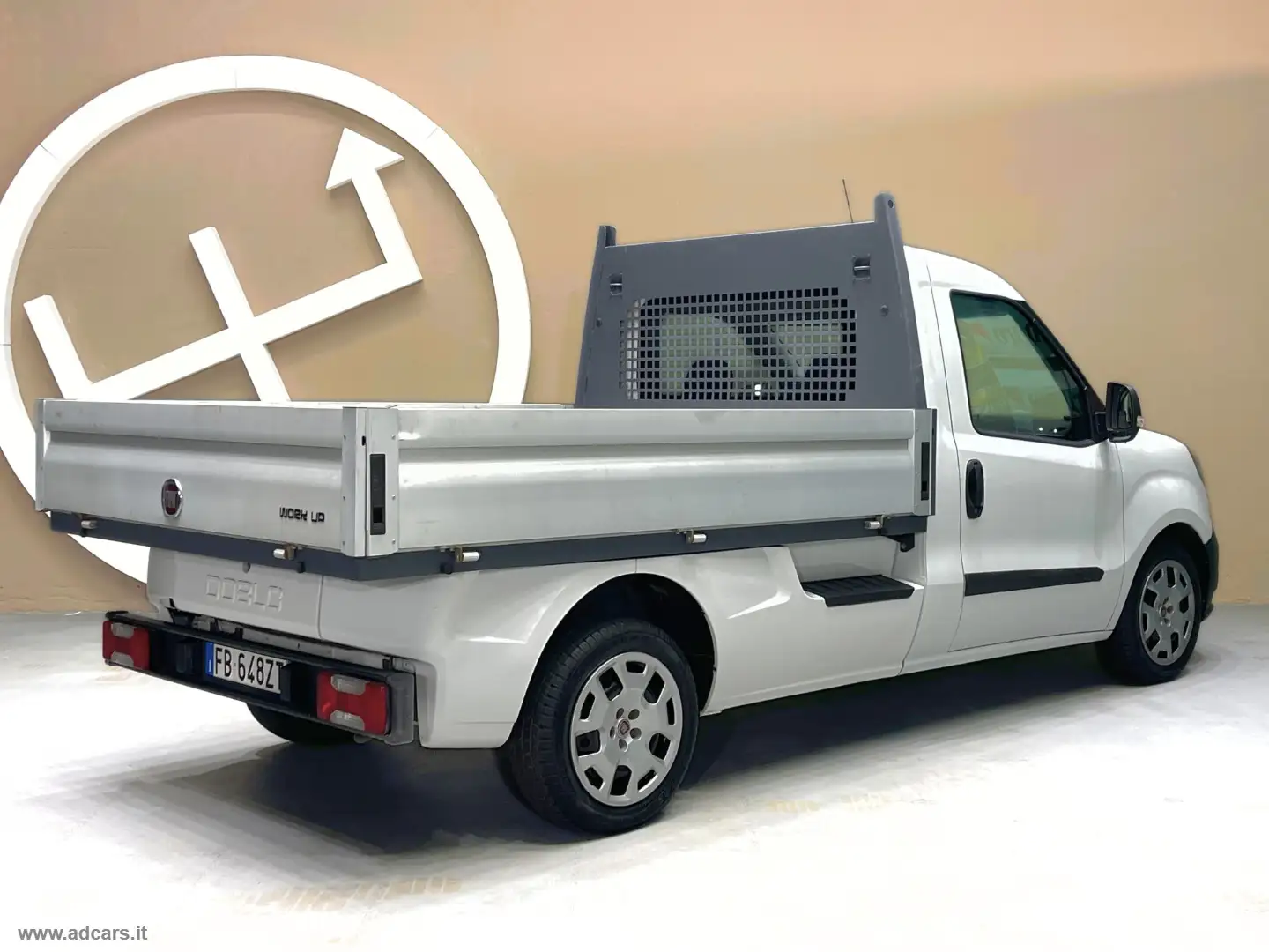Fiat Doblo 1.6MJT 105CV Cargo Lam. WORK-UP *CASSONE ALLUMINIO Bianco - 2