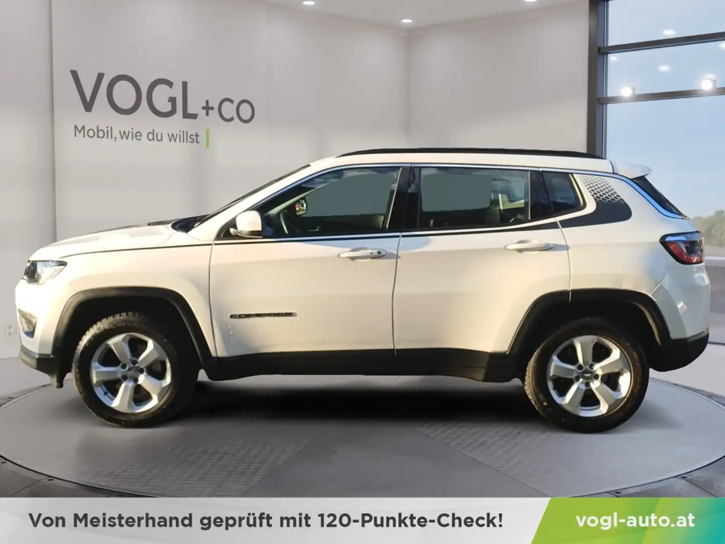 Jeep Compass 2,0 MultiJet II AWD Longitude Weiß - 2