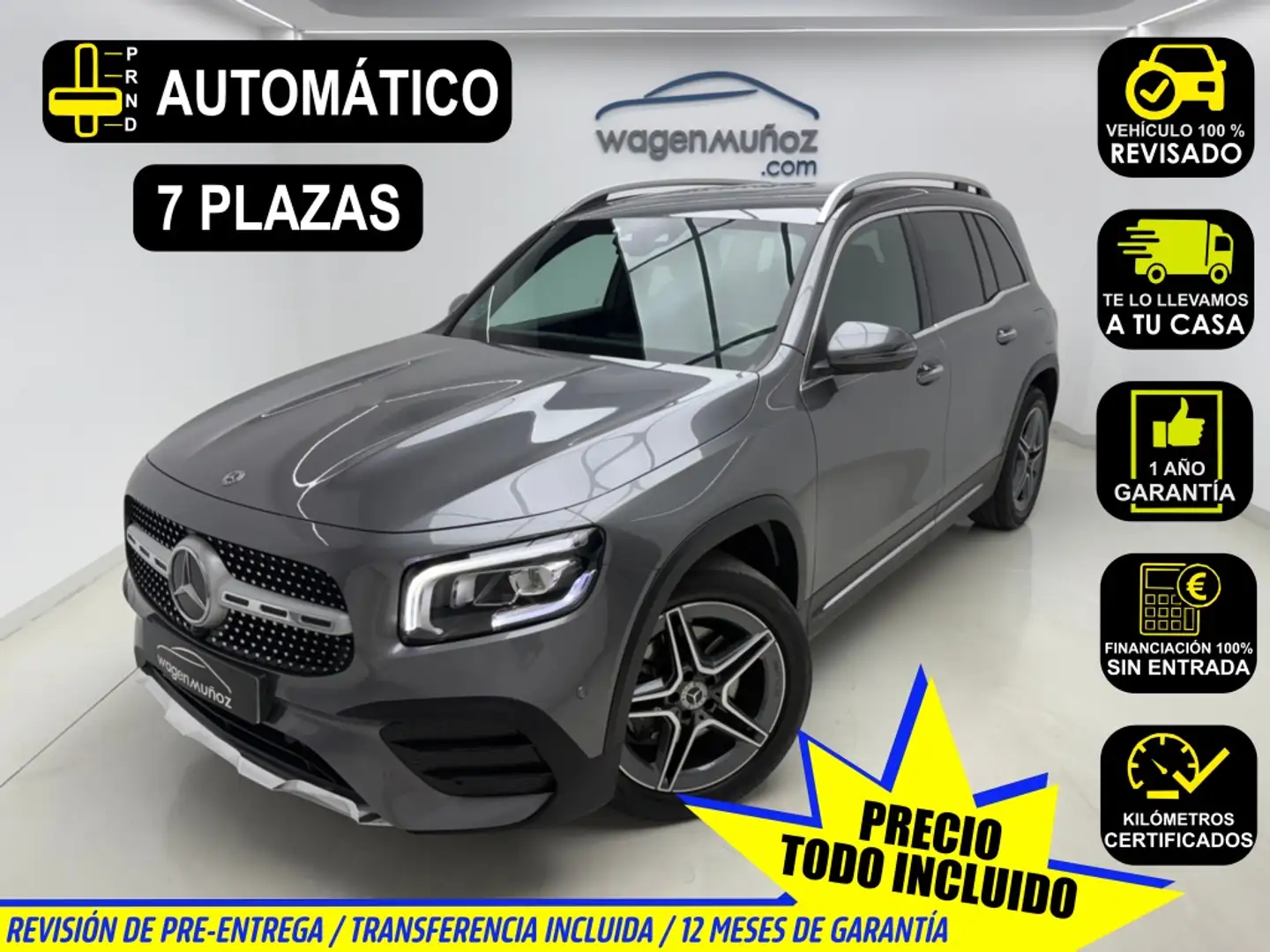 Mercedes-Benz GLB 200 200d 8G-DCT 7 plazas Gris - 1