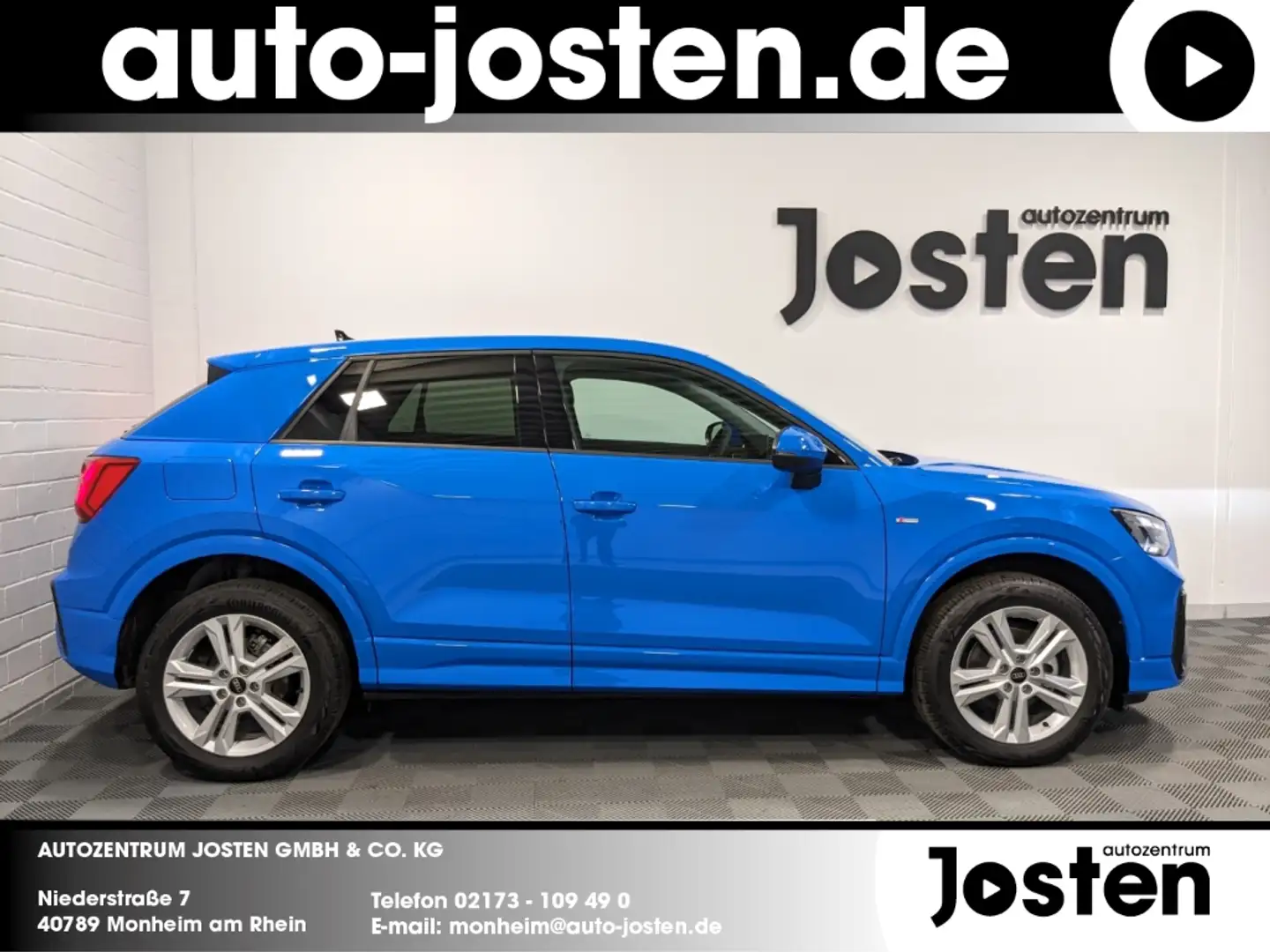 Audi Q2 35 TFSI S line virtual Matrix KAM. CarPlay Blau - 2