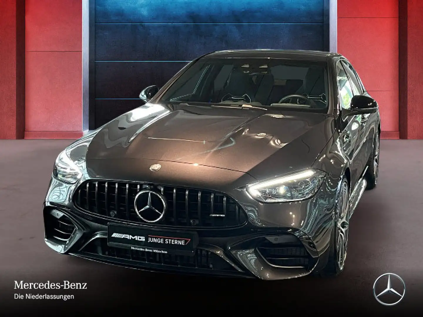 Mercedes-Benz C 63 AMG C 63 S E NIGHT+DRIVERS+360+AHK+BURMESTER+PERFSITZE Grau - 2