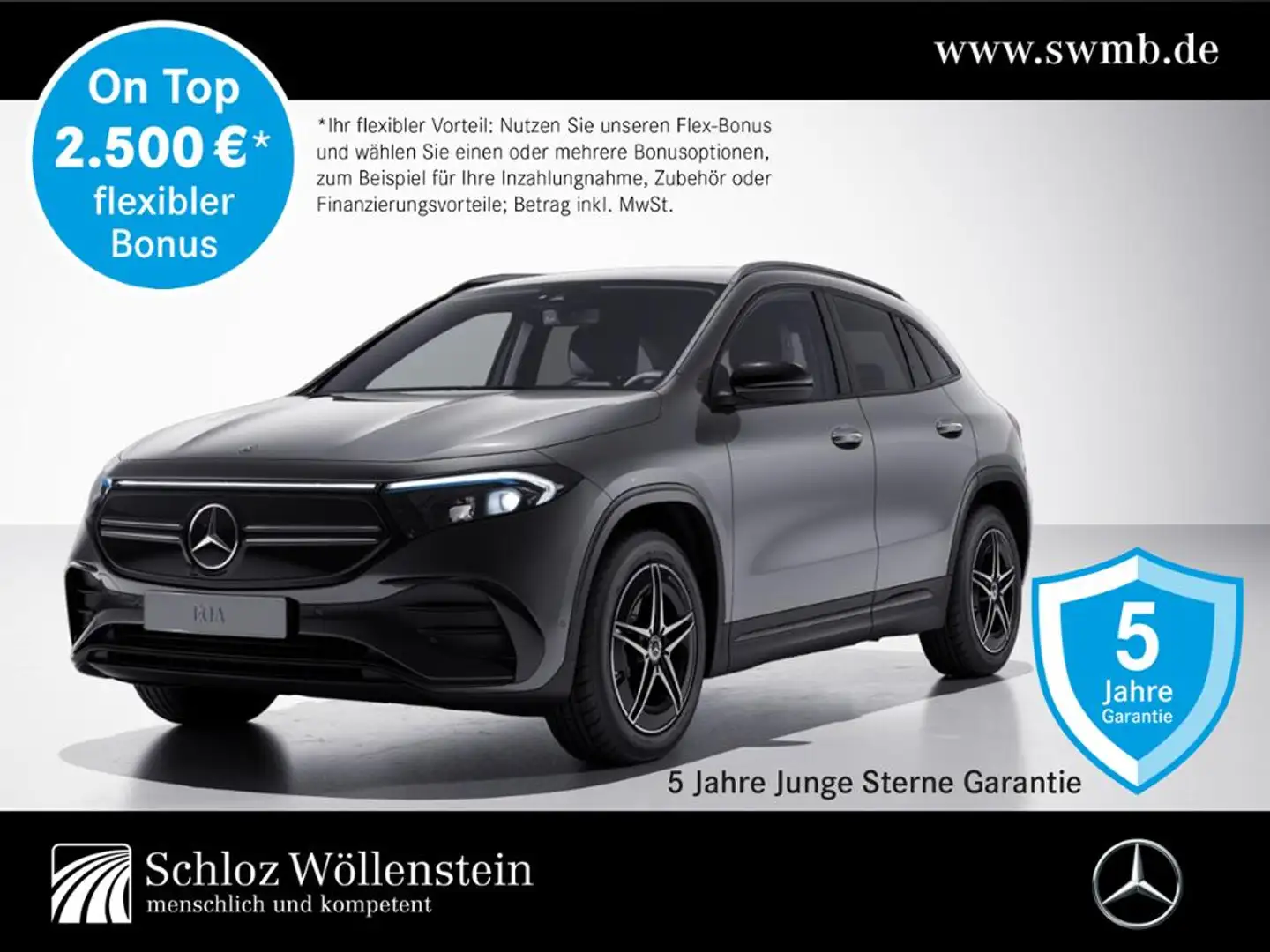 Mercedes-Benz EQA 300 4M AMG/Night/LED/Keyless/Totwinkel/RfCam Grau - 1