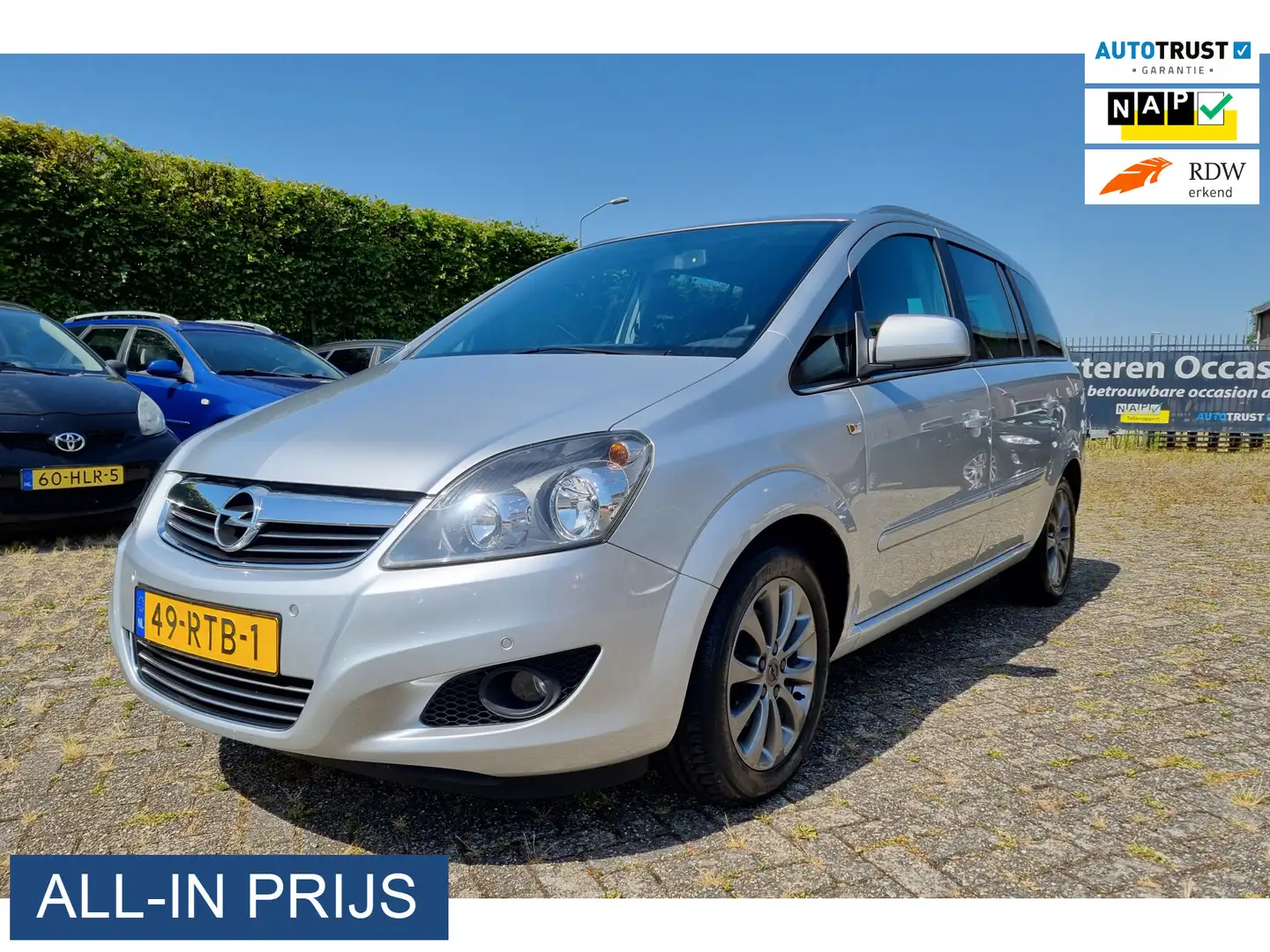 Opel Zafira 1.8 Edition AUTOMAAT ✅DEALER ONDERHOUDEN!! Grijs - 1