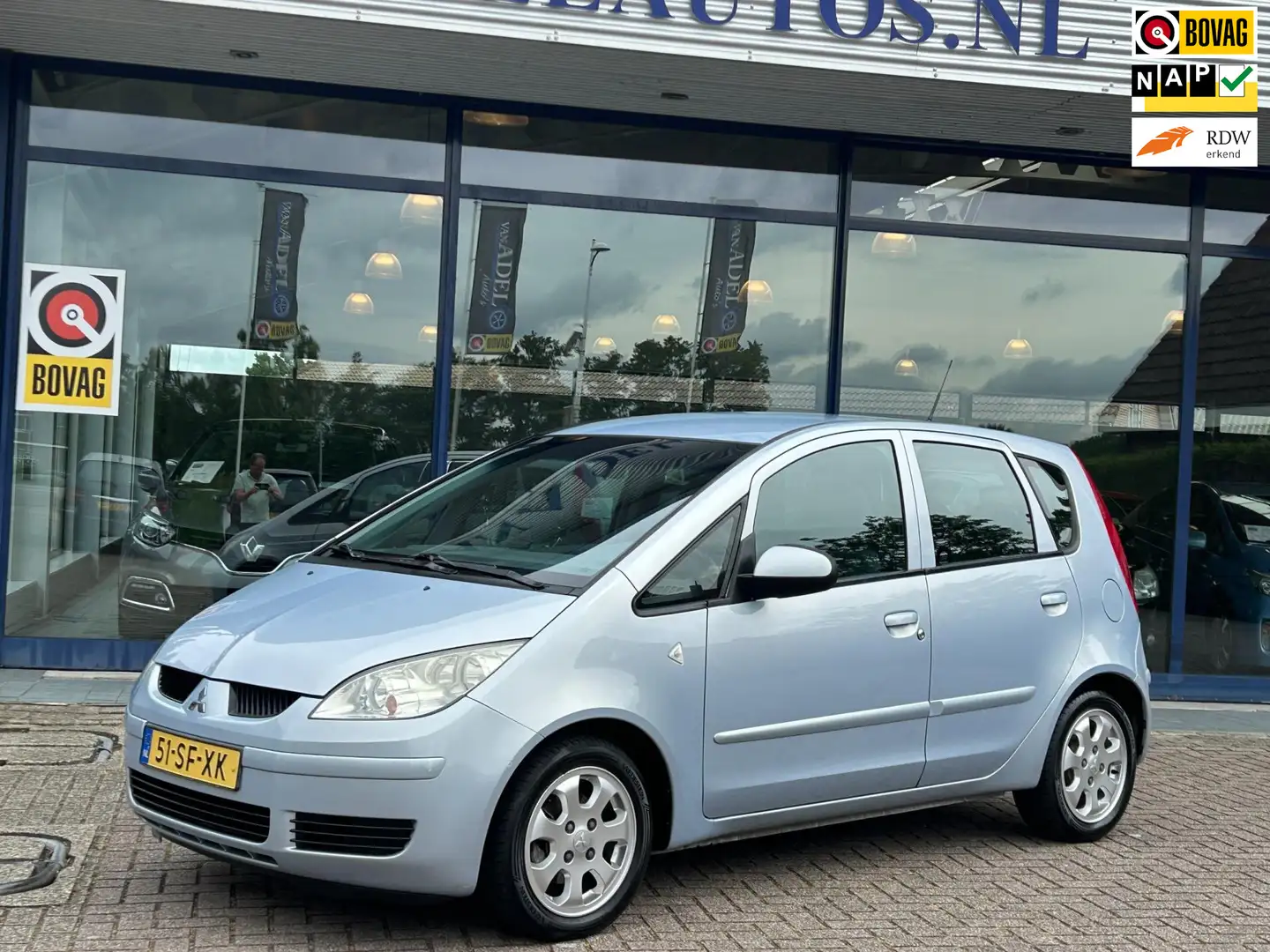 Mitsubishi Colt 1.3 Invite 5Drs Airco Elek.Pakket LM-Velgen NAP NL Bleu - 1