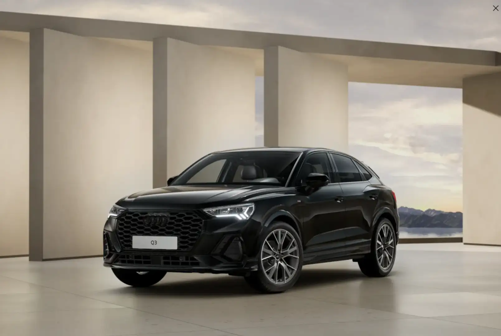 Audi Q3 Sportback 35 TFSI Black line S tronic Noir - 1