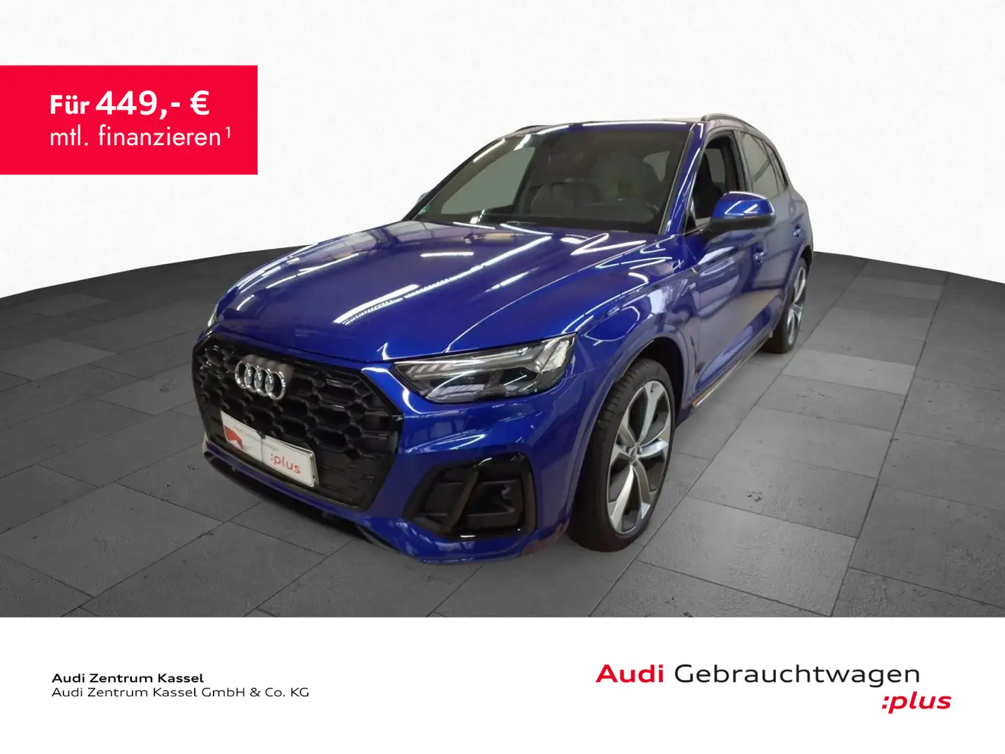 Audi Q5 55 TFSIe qu. S line Matrix B&O Pano HuD AHK Blau - 1