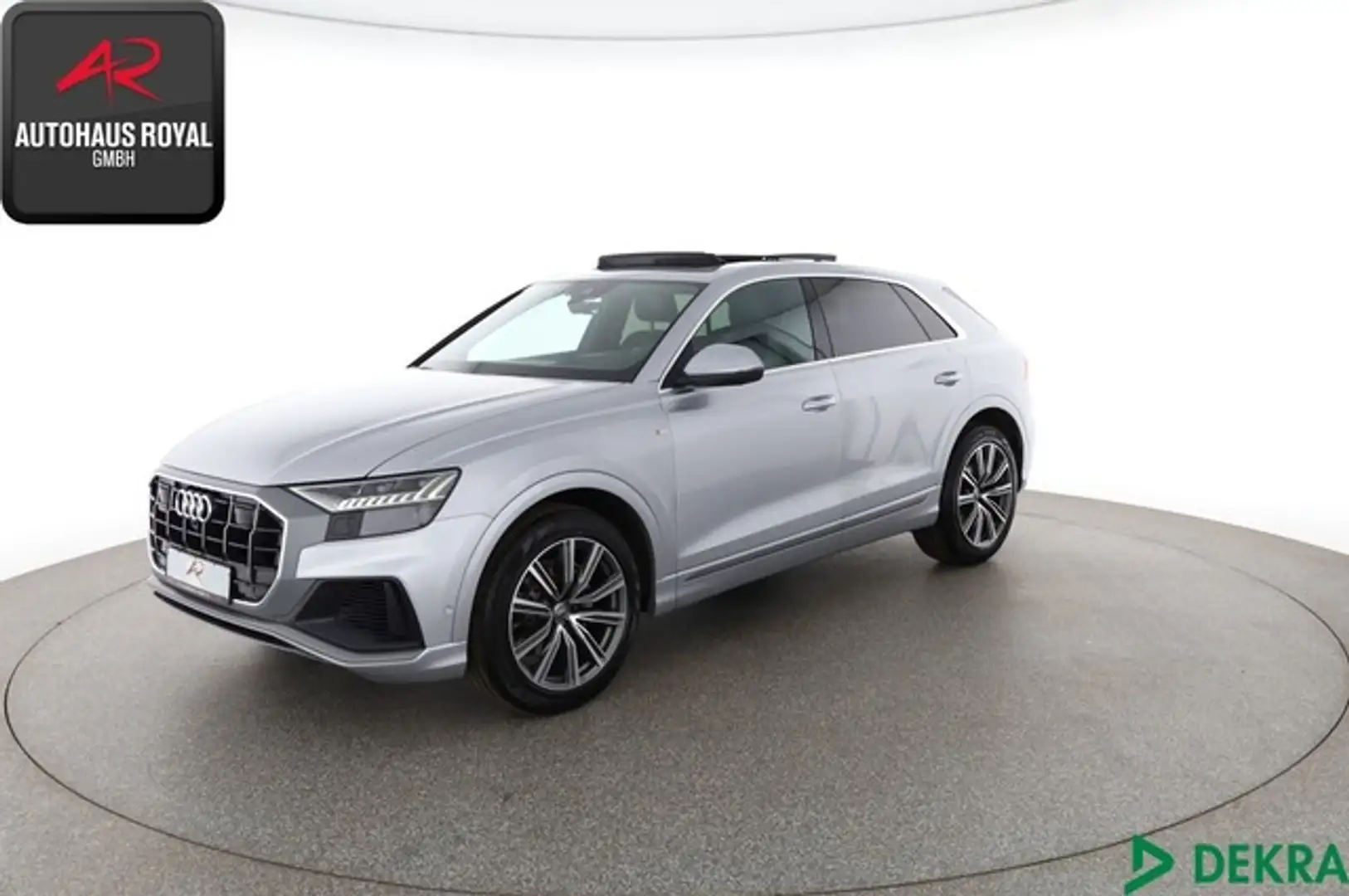 Audi Q8 50 TDI qu 3x S LINE BANG+O,NACHTSICHT,STANDHZ Silber - 1
