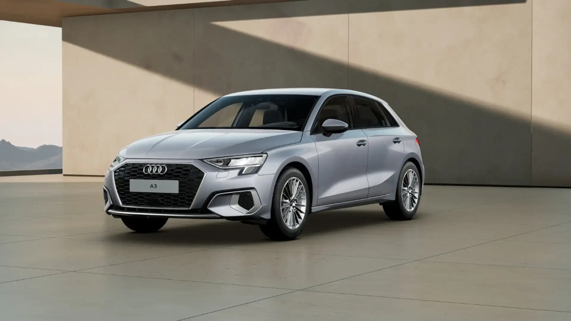 Audi A3 Sportback 35 TFSI advanced LED PDC GRA SHZ DAB Argent - 2