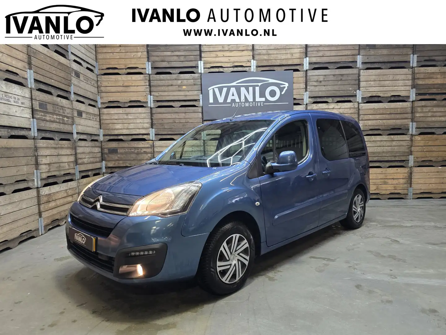 Citroen Berlingo 1.6 VTi Feel Hondenauto Navi Airco PDC Trekhaak Cr Bleu - 1