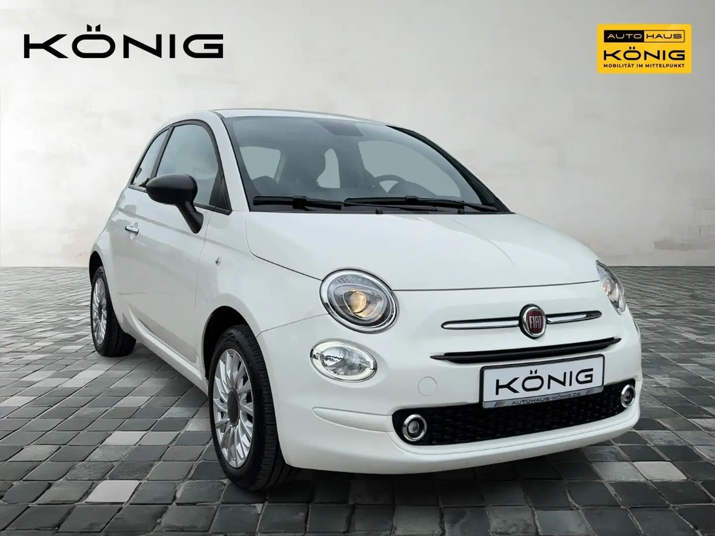 Fiat 500 MY23 1.0 Klima Navigation PDC Komfortpaket Weiß - 2