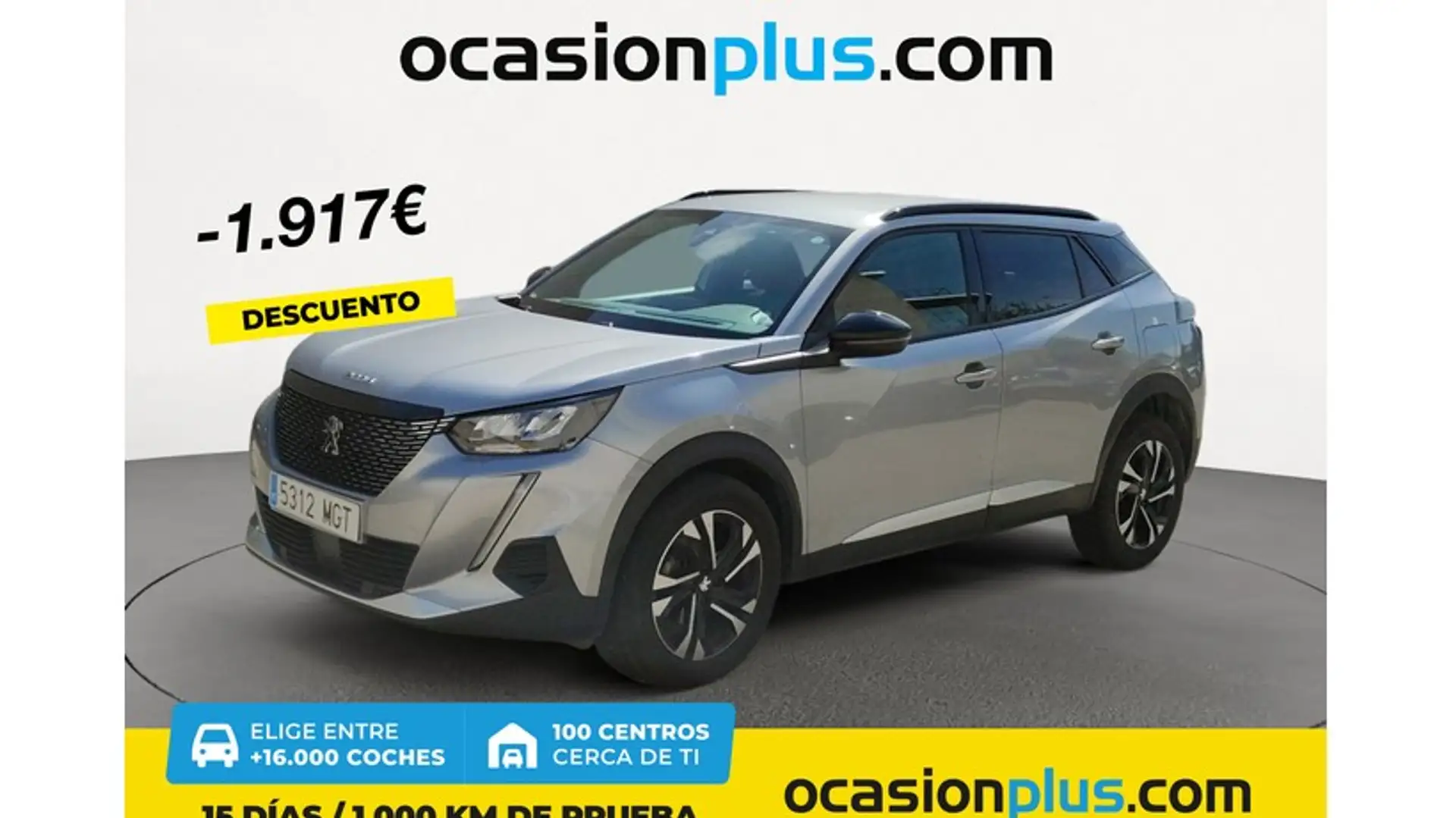 Peugeot 2008 1.2 PureTech S&S Allure 100 Grigio - 1