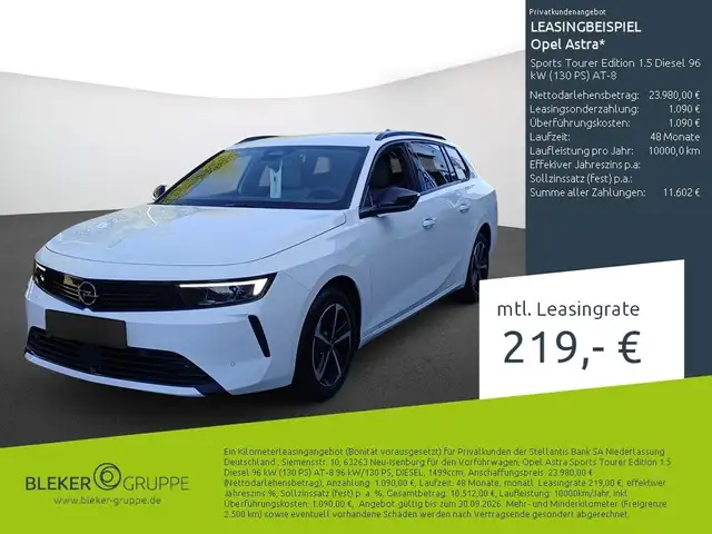 2025 Opel Astra in White for sale