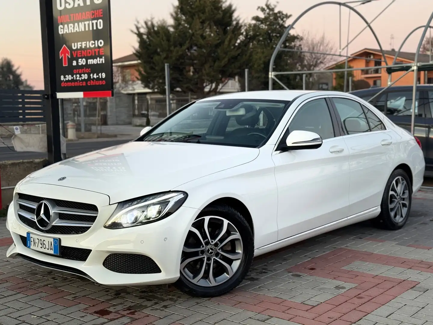 Mercedes-Benz C 200 C 200 d Sport Bianco - 2