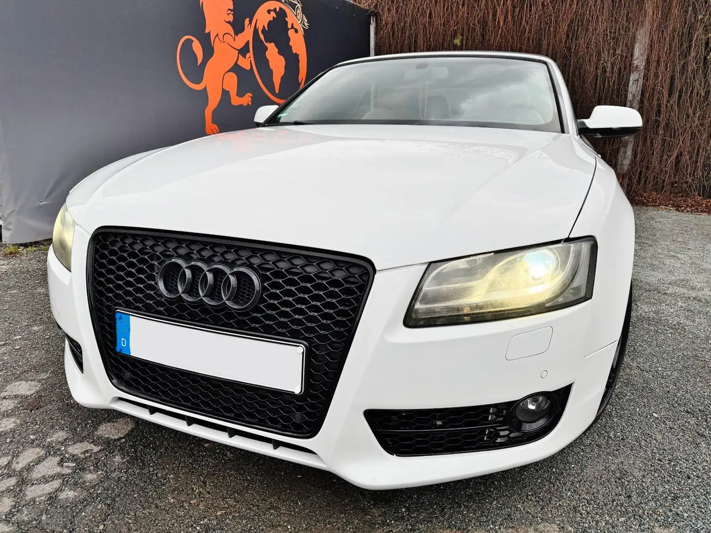 Audi A5 #CABRIO#TÜV#SERVICE#AHK#8.FACH-BER#SITZBELÜFT Weiß - 1