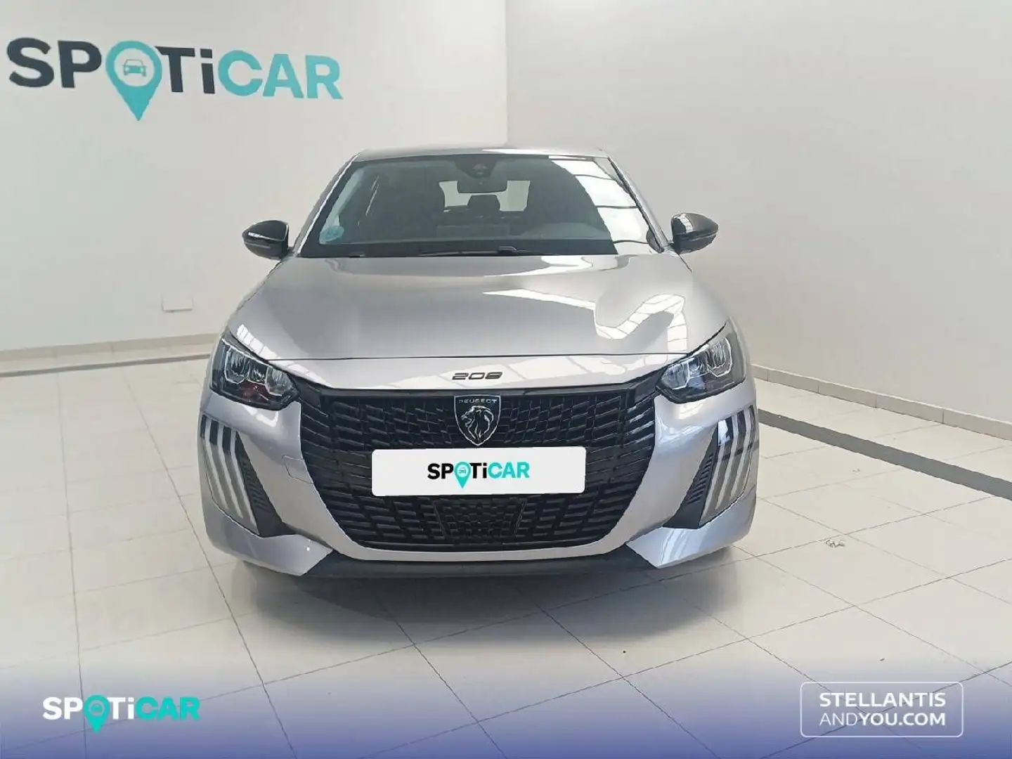 Peugeot 208 1.2 Puretech S&S Active 100 Gris - 2
