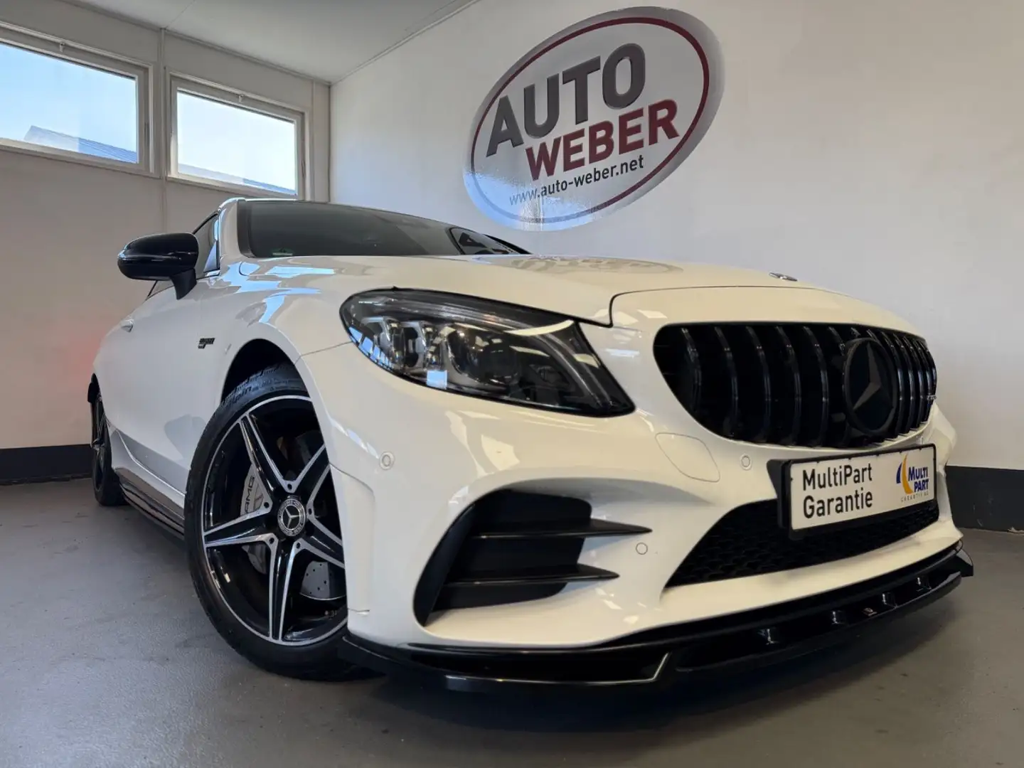 Mercedes-Benz C 43 AMG 4 MATIC COUPE*F1*LEDER*PANO*APPLE*LED* Wit - 1