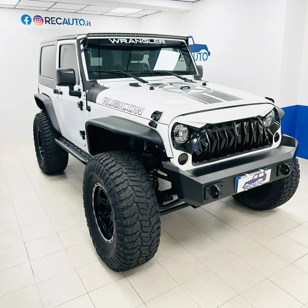 Jeep Wrangler Wrangler 2.8 crd Sahara Blanc - 2