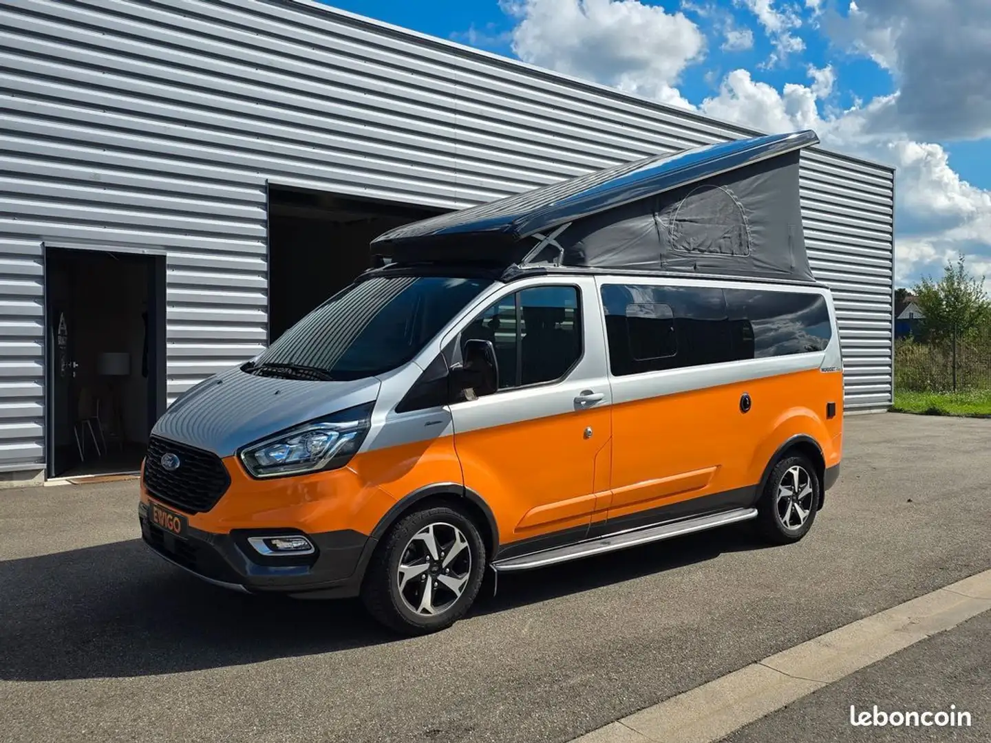 Ford Nugget l2h1 nugget plus 340 active 150ch wc-eau chaude-immat france Grau - 1