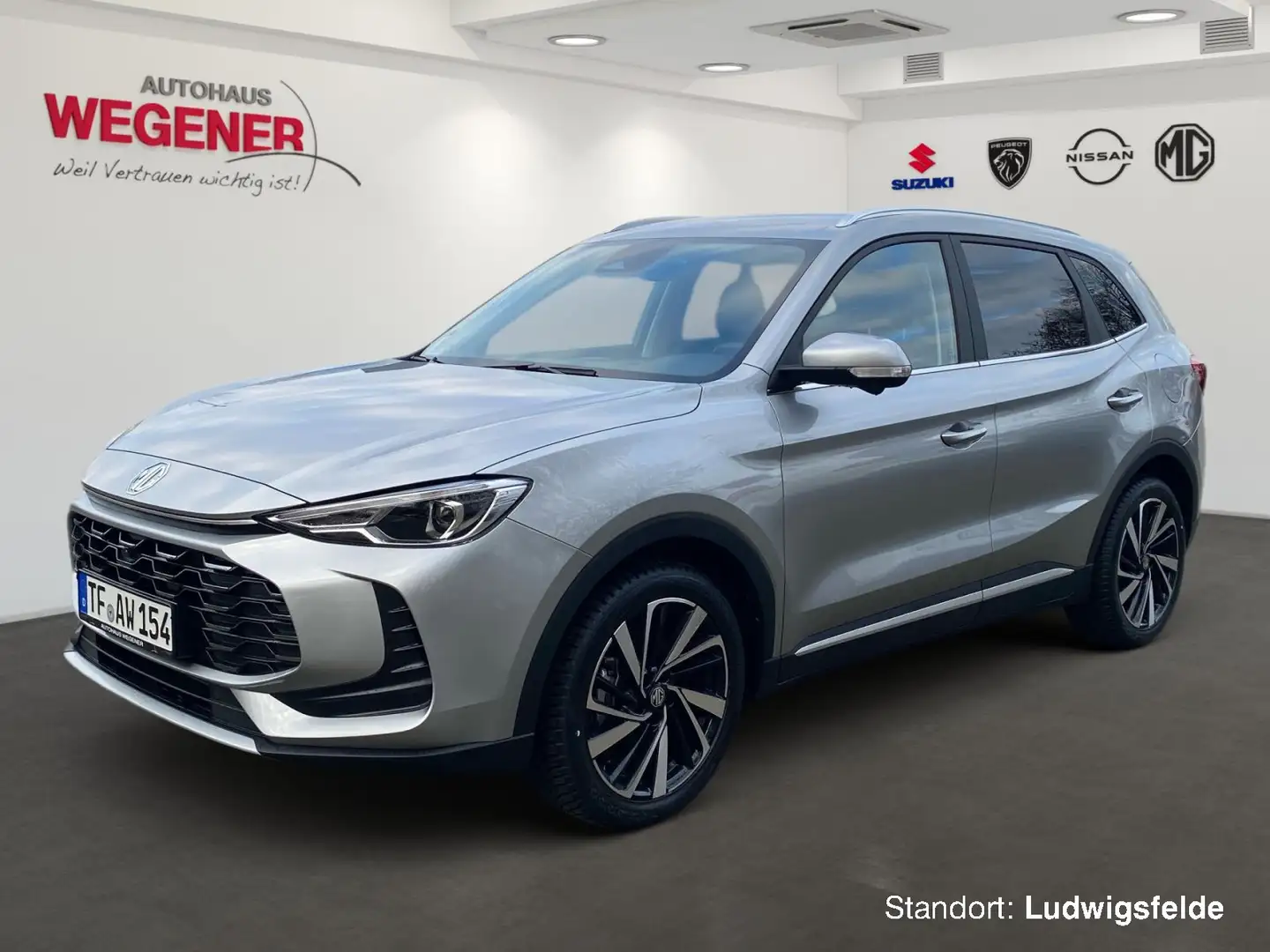 MG ZS HYBRID+ LUXERY MY25 LED 360° SHZ NAVI LED Silber - 1