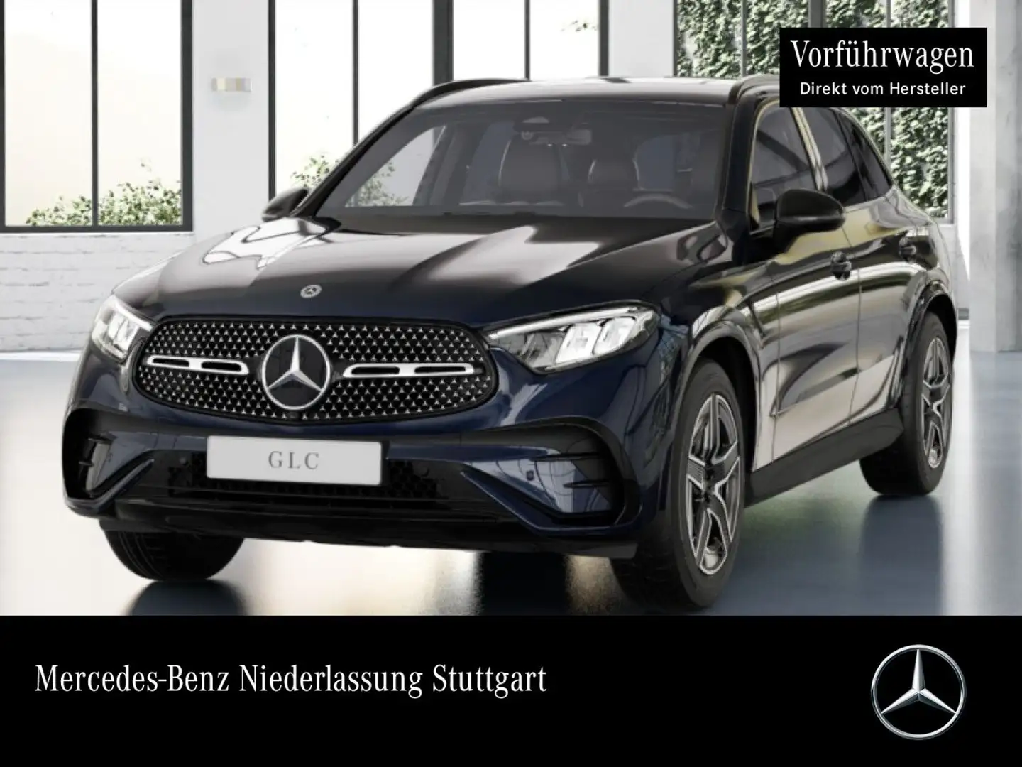 Mercedes-Benz GLC 200 4M AMG+NIGHT+AHK+LED+KAMERA+TOTW+KEYLESS Blauw - 1