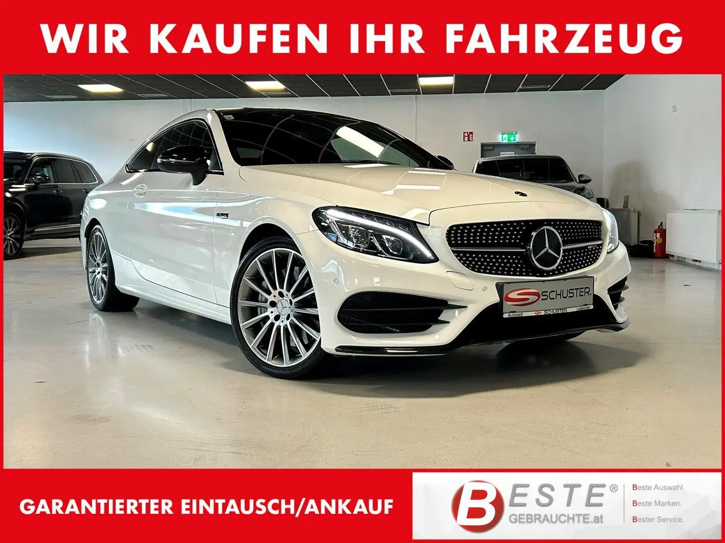 Mercedes-Benz C 43 AMG 4Matic *Perf.-AGA*BURMESTER*PANO*AMBIENTE Blanco - 1