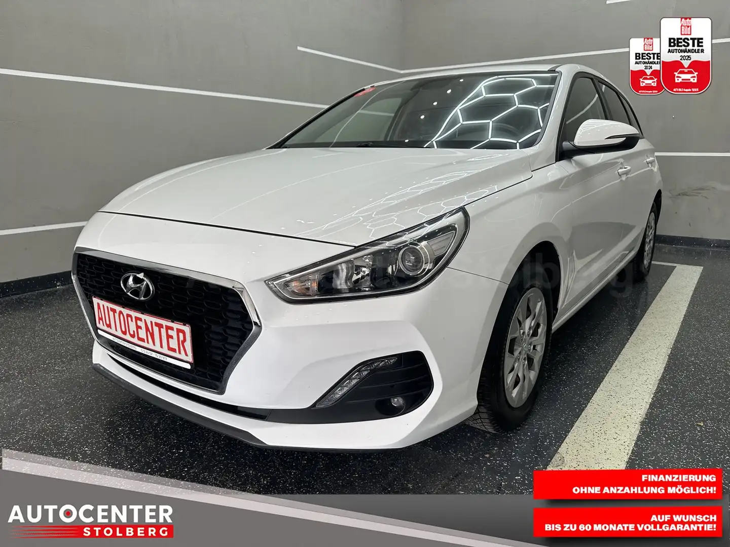 Hyundai i30 Pure "NAVI-MULTI-CAM-SITZH-KLIMA" Білий - 1