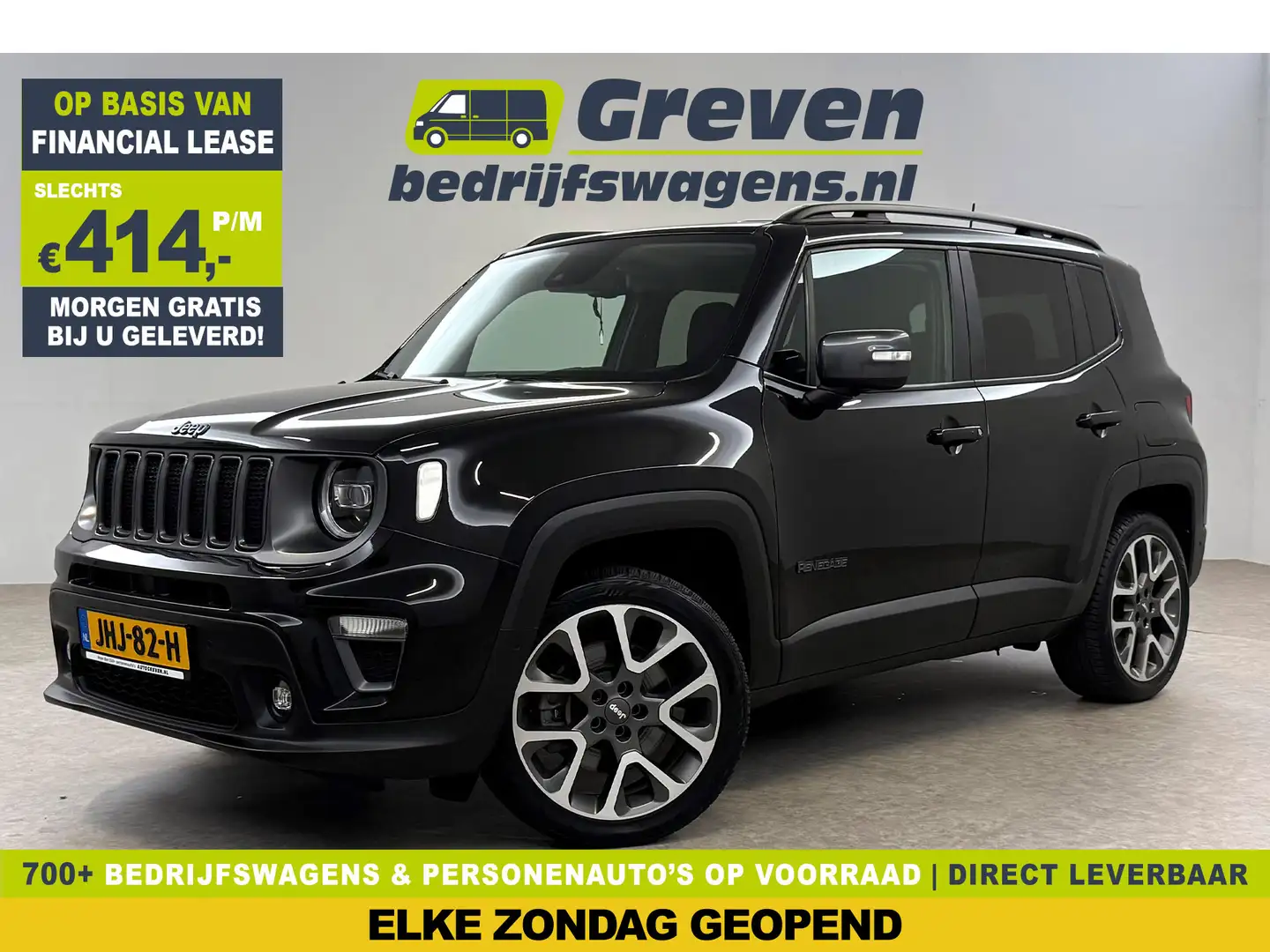 Jeep Renegade 4xe 240PK Plug-in Hybrid Electric S | SOH: 97% | C Zwart - 1