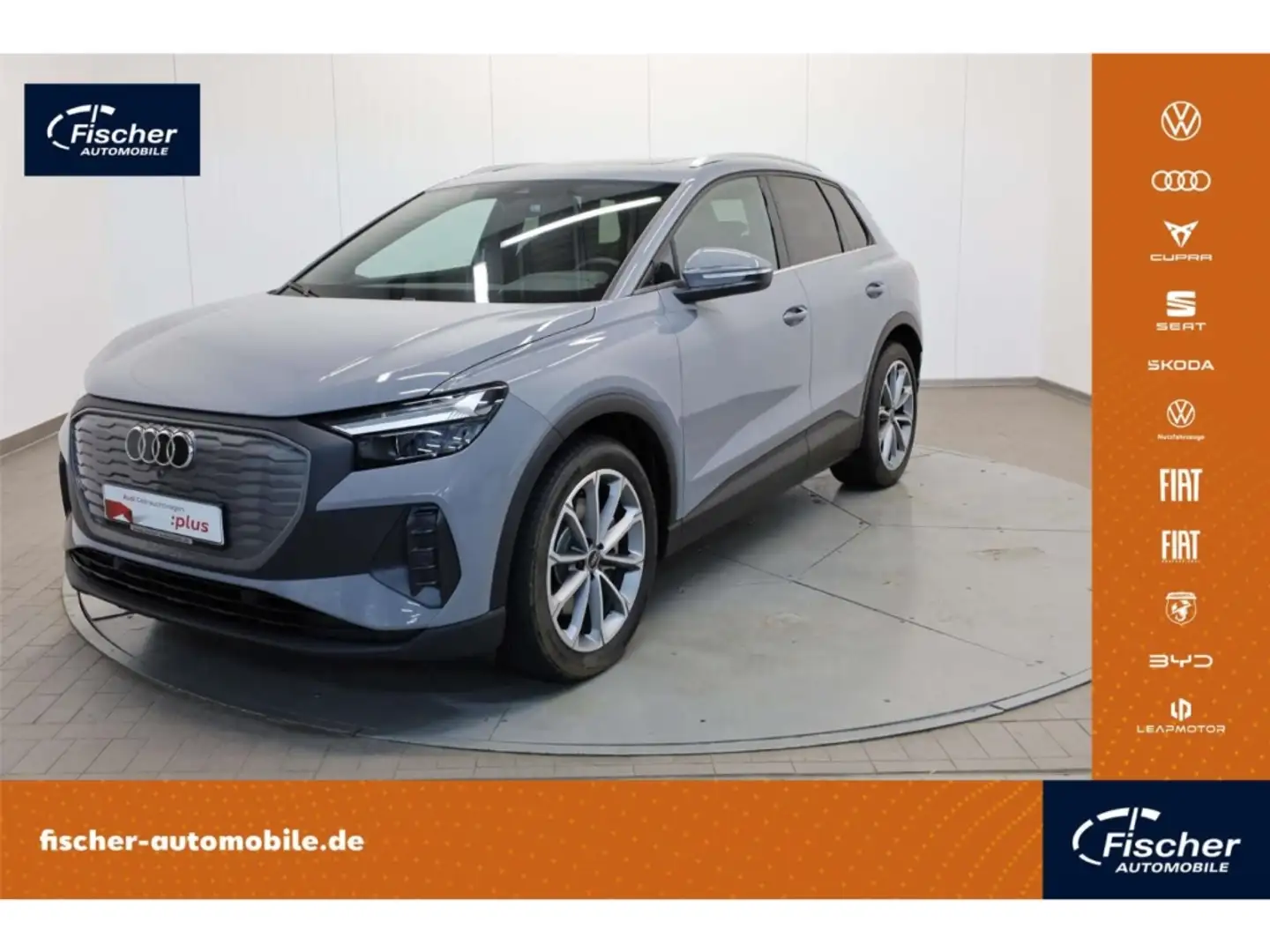 Audi Q4 e-tron 45 S line P-Dach/20''/W-Pumpe/AHK-Vorb. Grau - 1