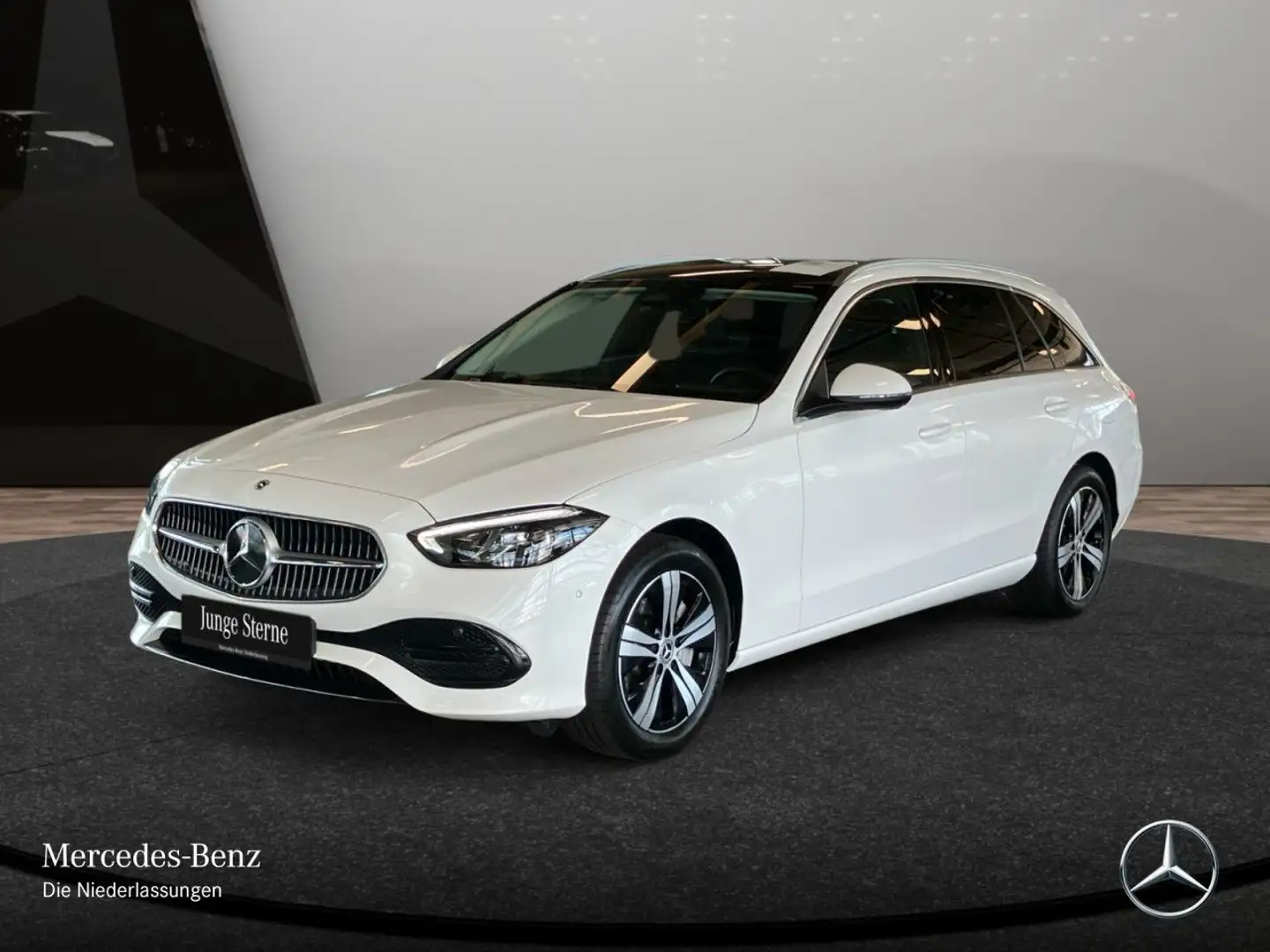 Mercedes-Benz C 300 e T AVANTG+PANO+AHK+LED+KAMERA+TOTW+KEYLESS Weiß - 2