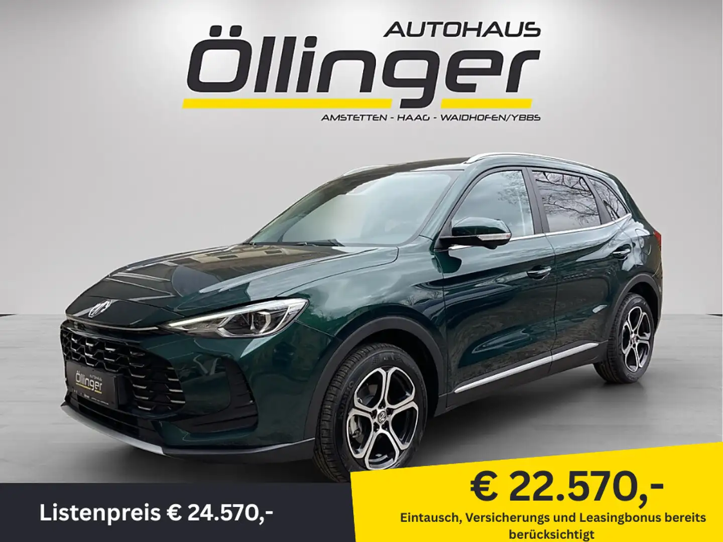 MG ZS + 1.5 Deluxe Grün - 1